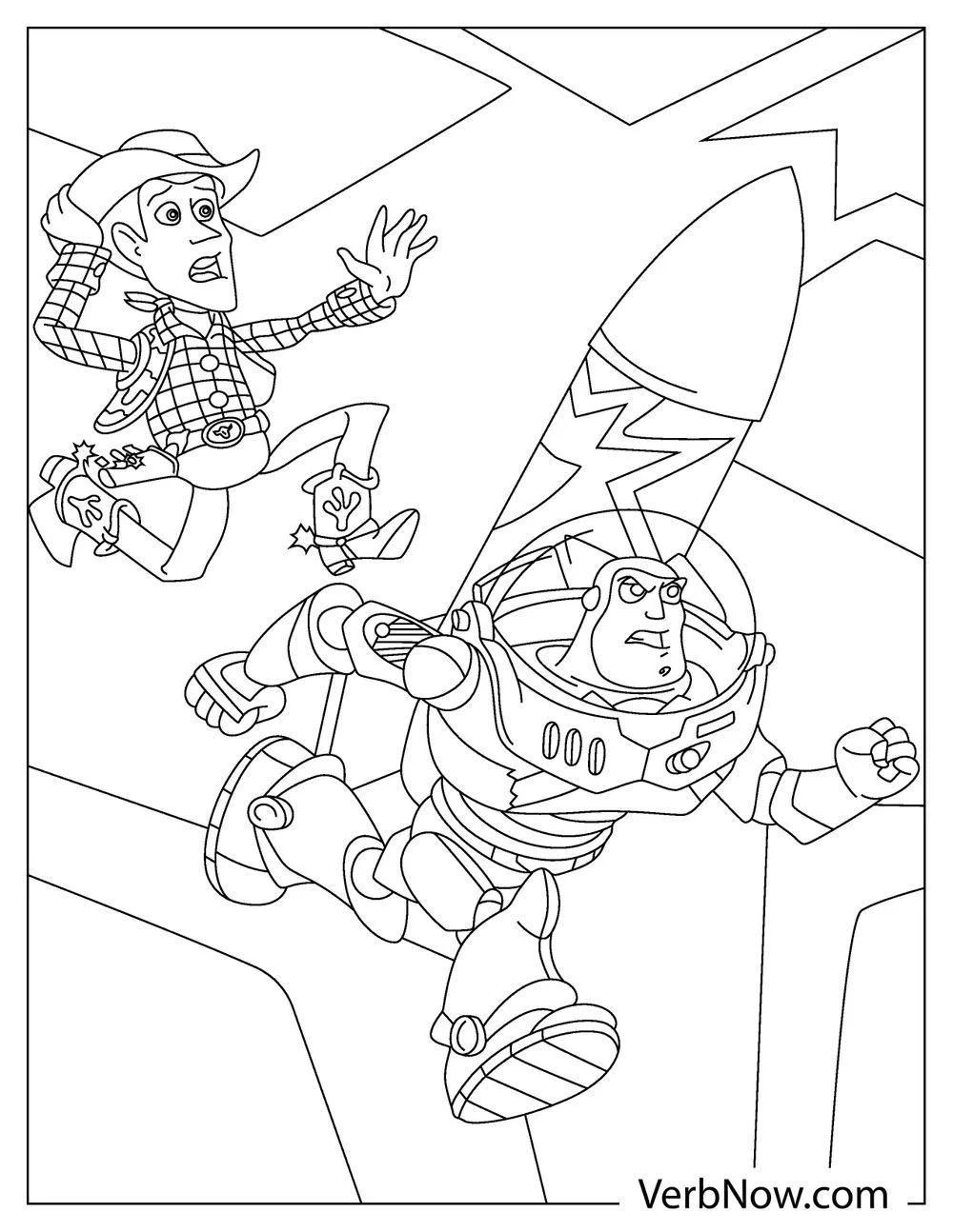 Free Coloring Pages Buzz Lightyear