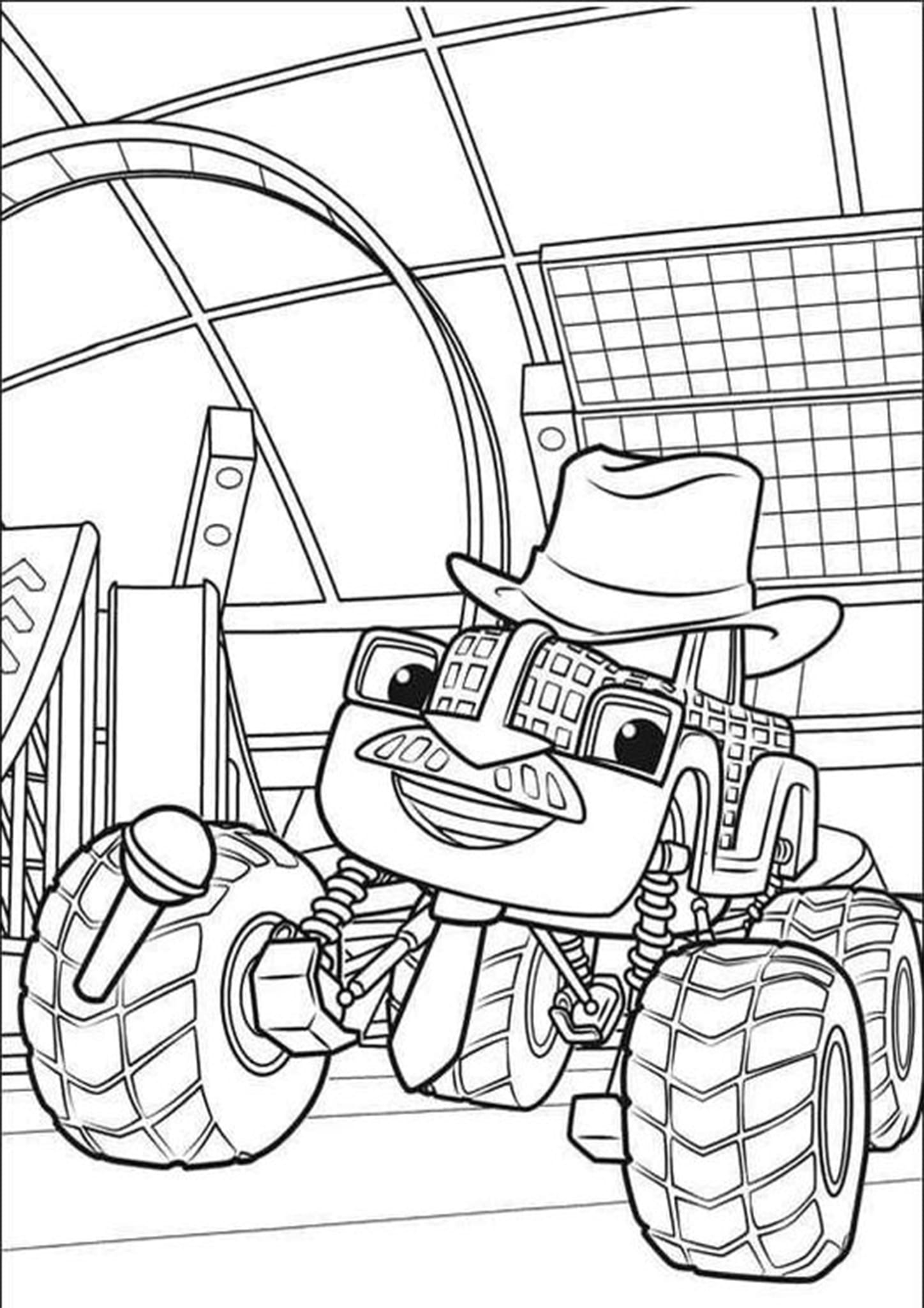 Free U0026 Easy To Print Monster Truck Coloring Pages Tulamama