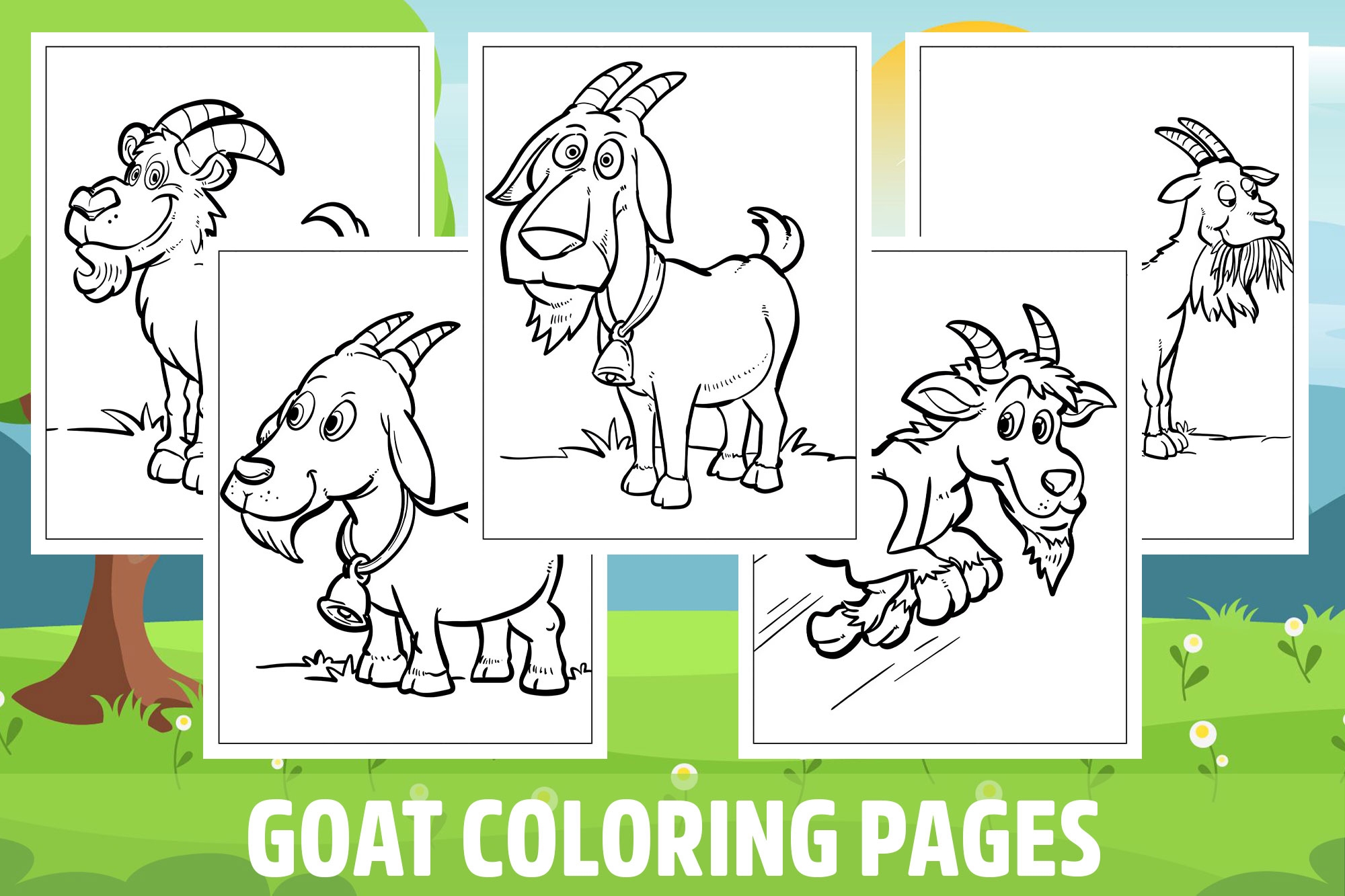 Goat Coloring Pages For Kids Girls Boys Teens Birthday School Activity Made By Teachers Goat Coloring Pages For Kids Girls Boys Teens Birthday School Activity Made By Teachers