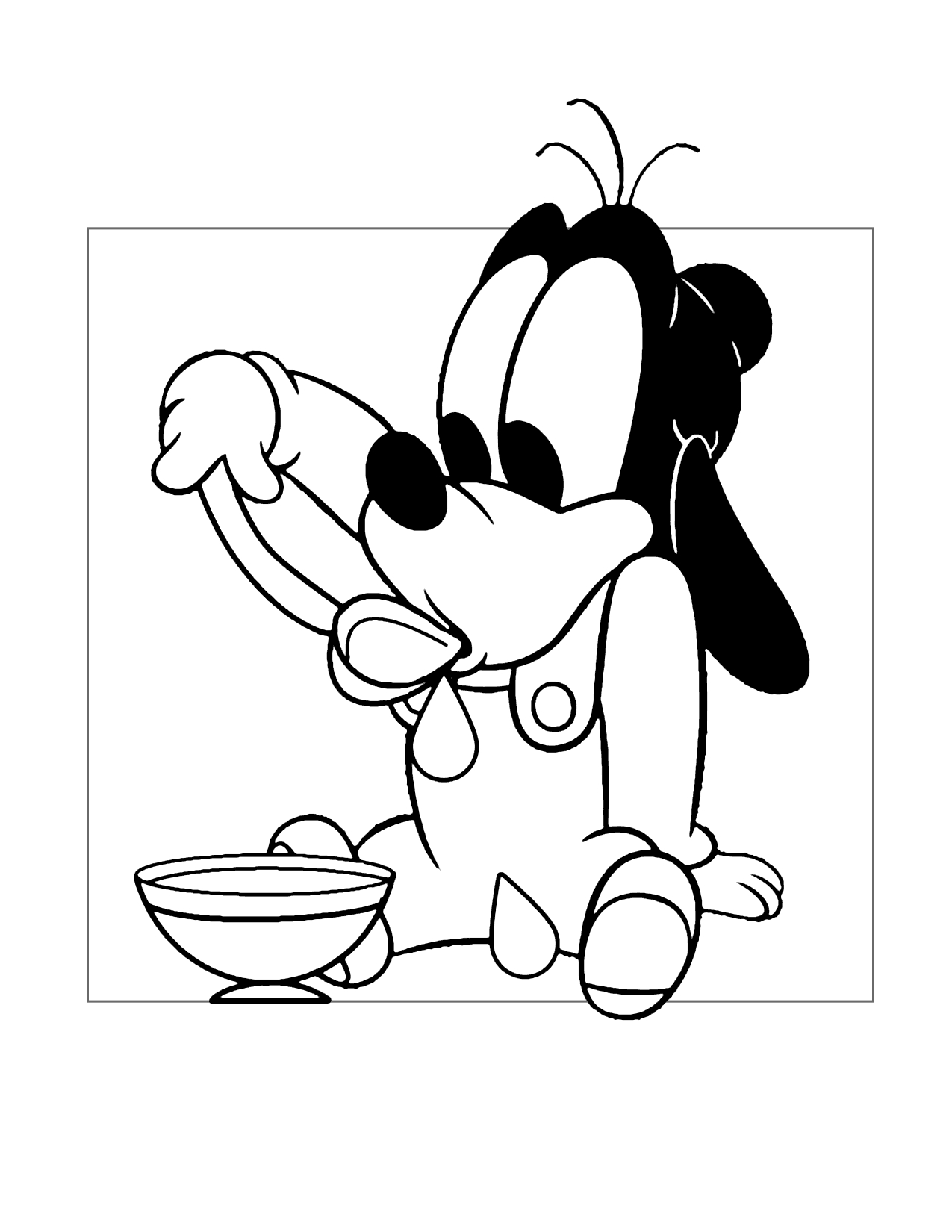 Goofy Printable Coloring Pages