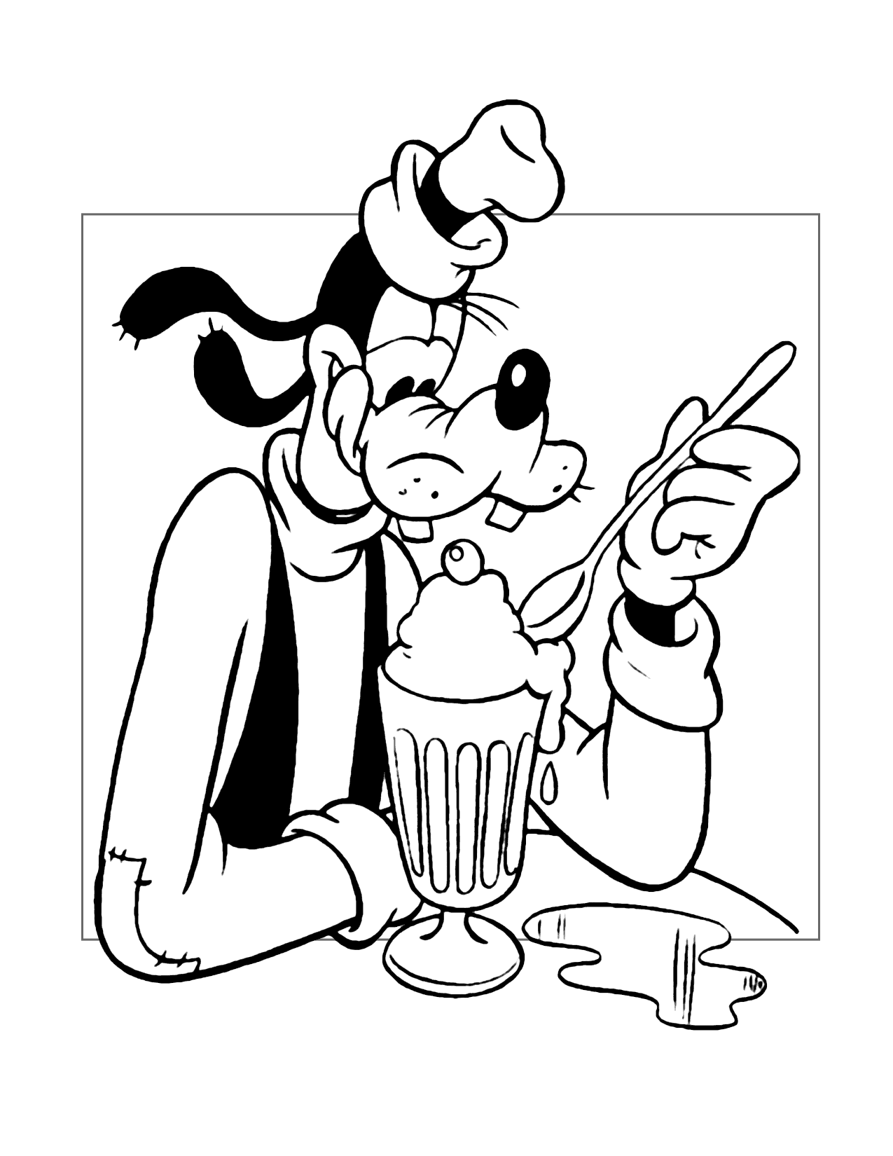 Goofy Coloring Pages Printable Coloring Pages FREE