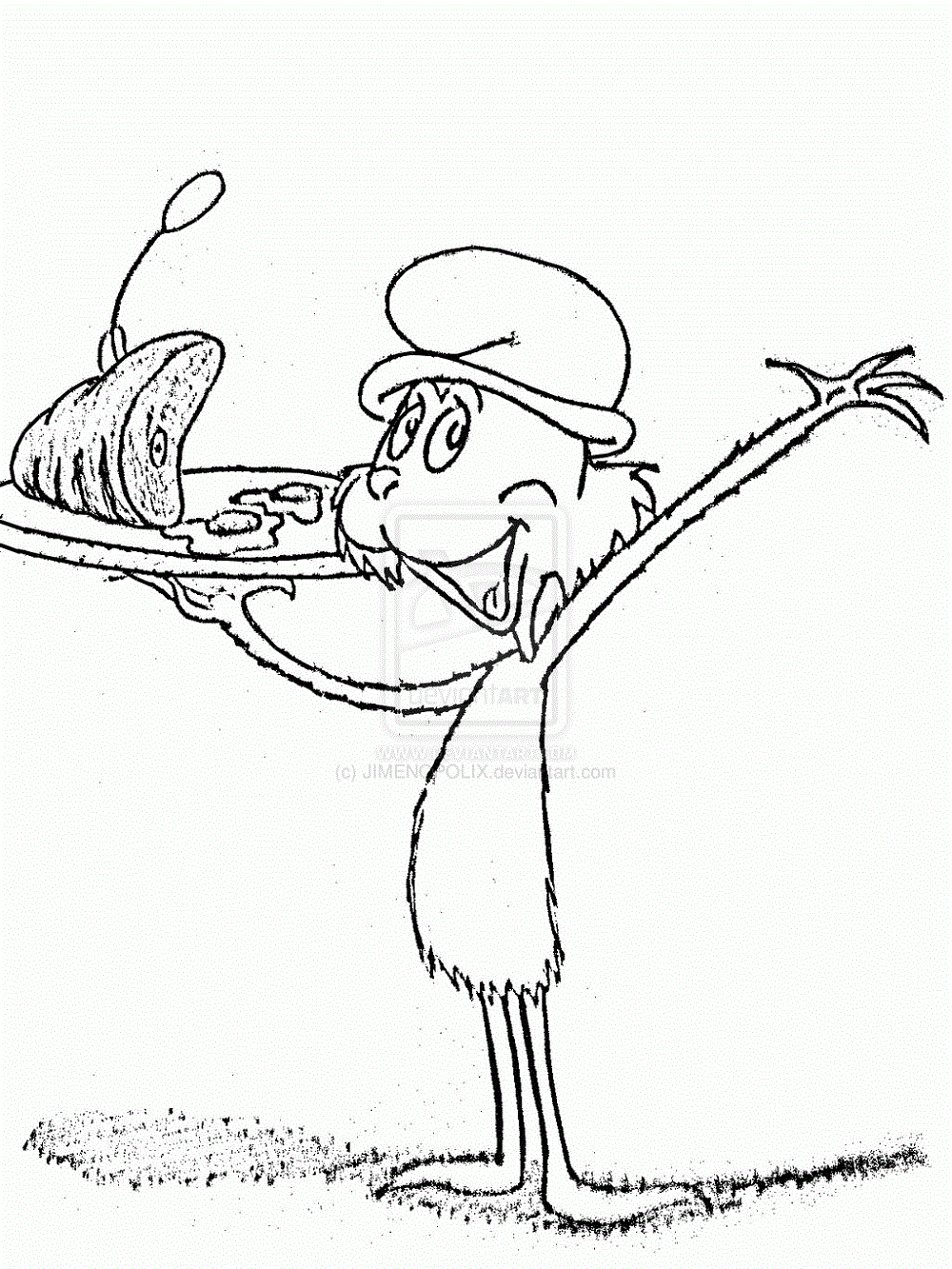 Green Eggs And Ham Coloring Pages For Free Usage Educative Printable