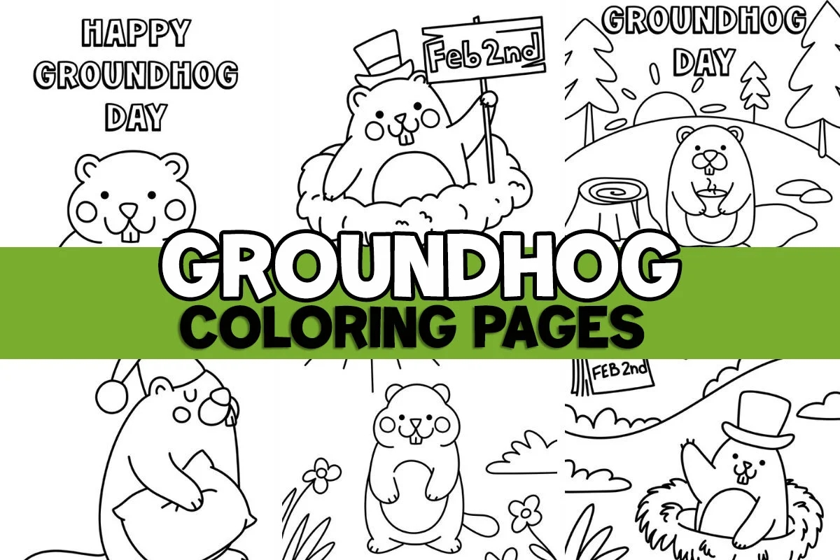 Groundhog Coloring Pages The Best Ideas For Kids