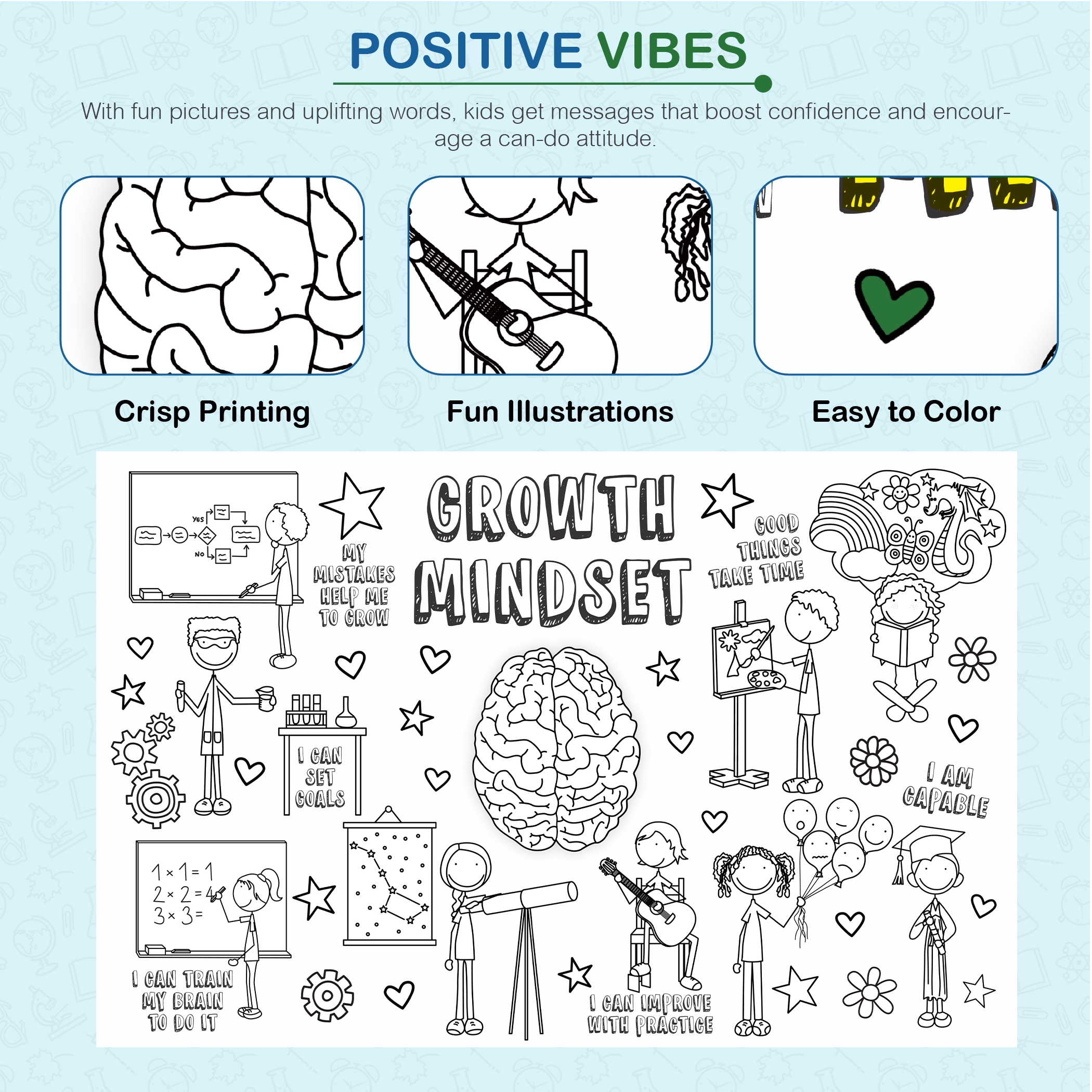 Growth Mindset Coloring Pages Free Growth Mindset Coloring Pages Free