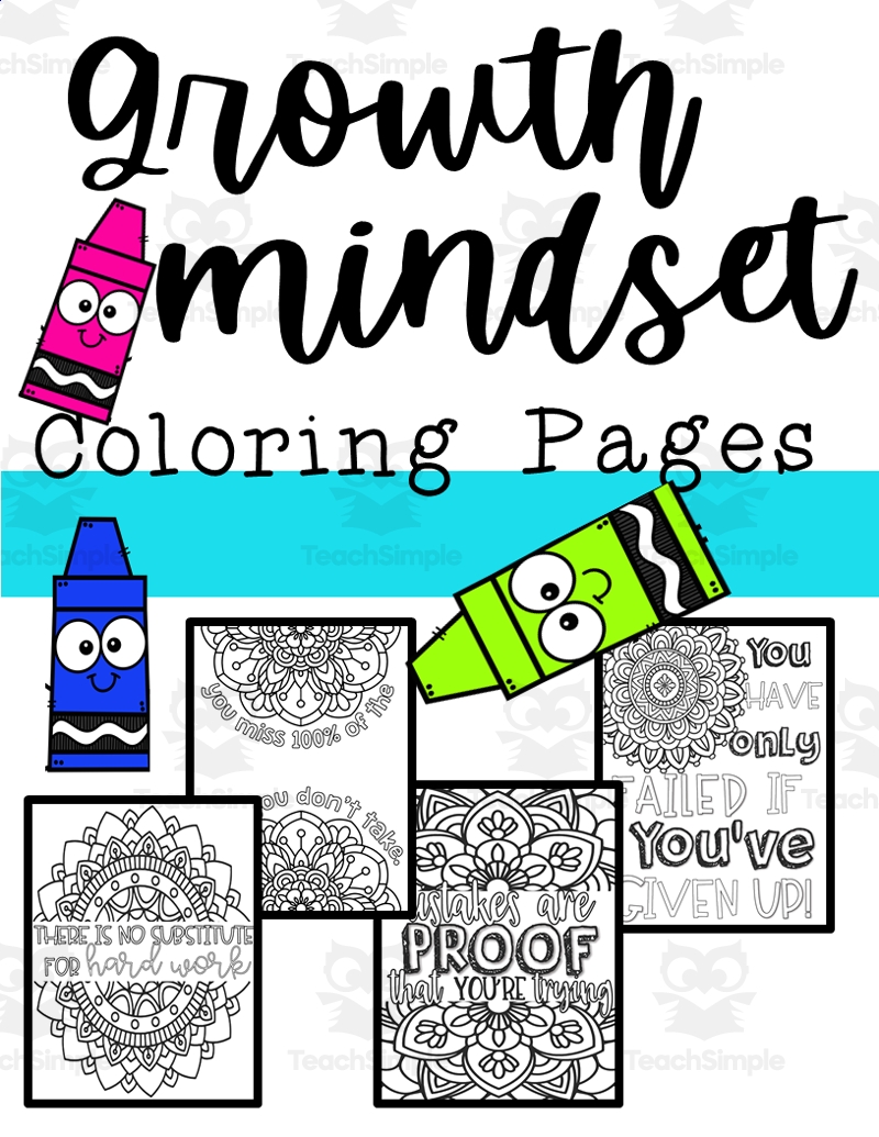 Growth Mindset Coloring Pages Growth Mindset Coloring Pages