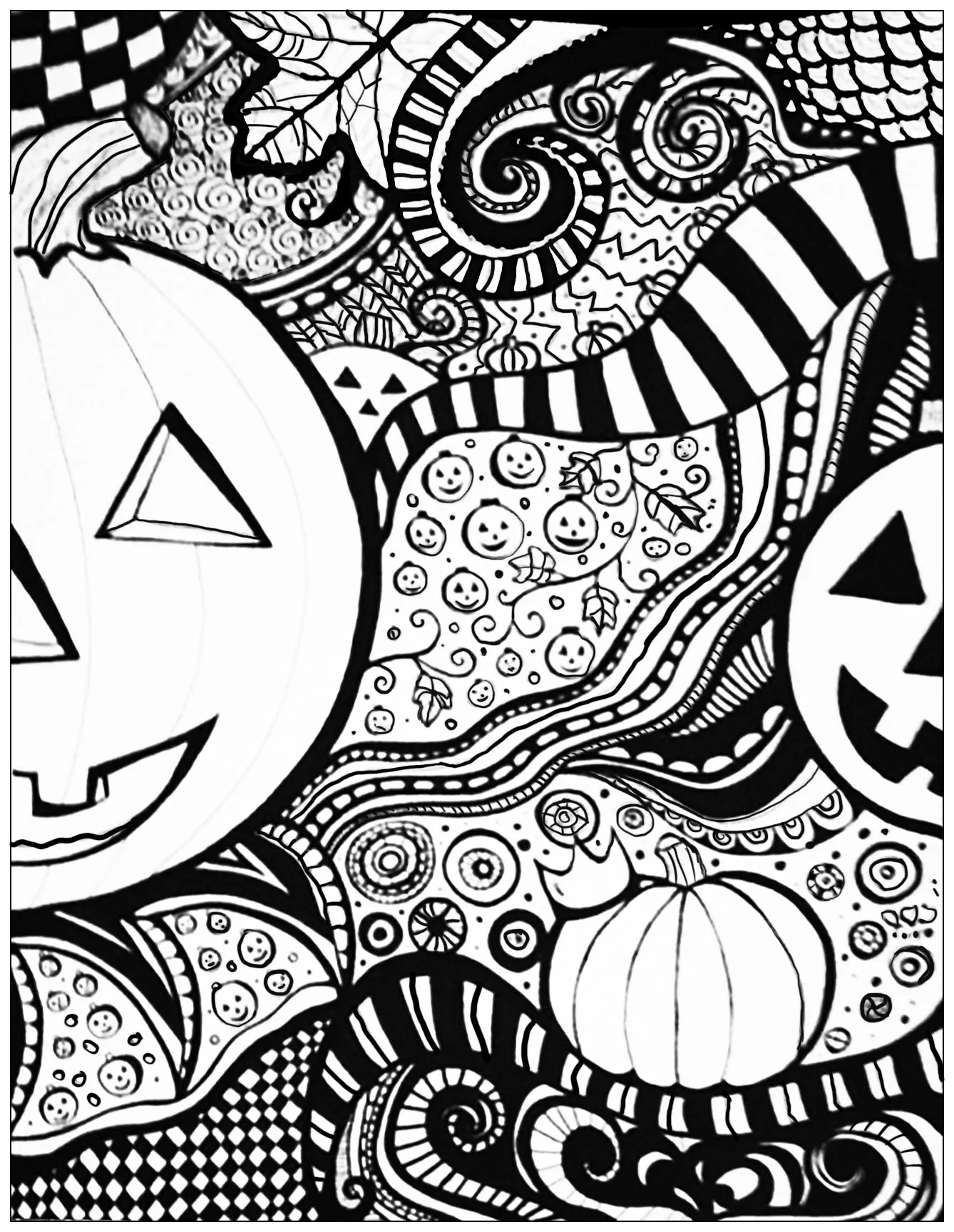 Free Halloween Coloring Pages For Adults Printable Free Halloween Coloring Pages For Adults Printable