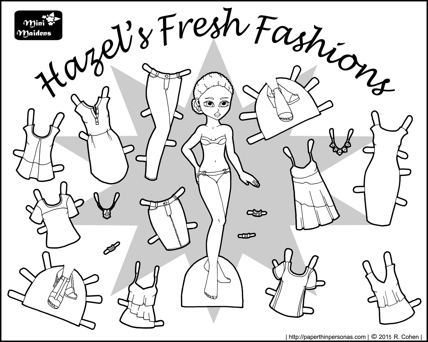 Clothing Coloring Pages Printables