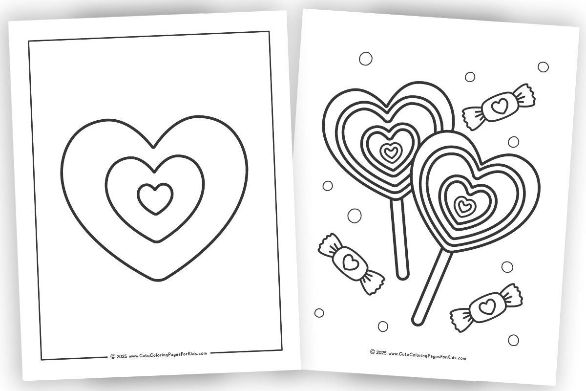 Heart Coloring Pages Cute Coloring Pages For Kids Heart Coloring Pages Cute Coloring Pages For Kids