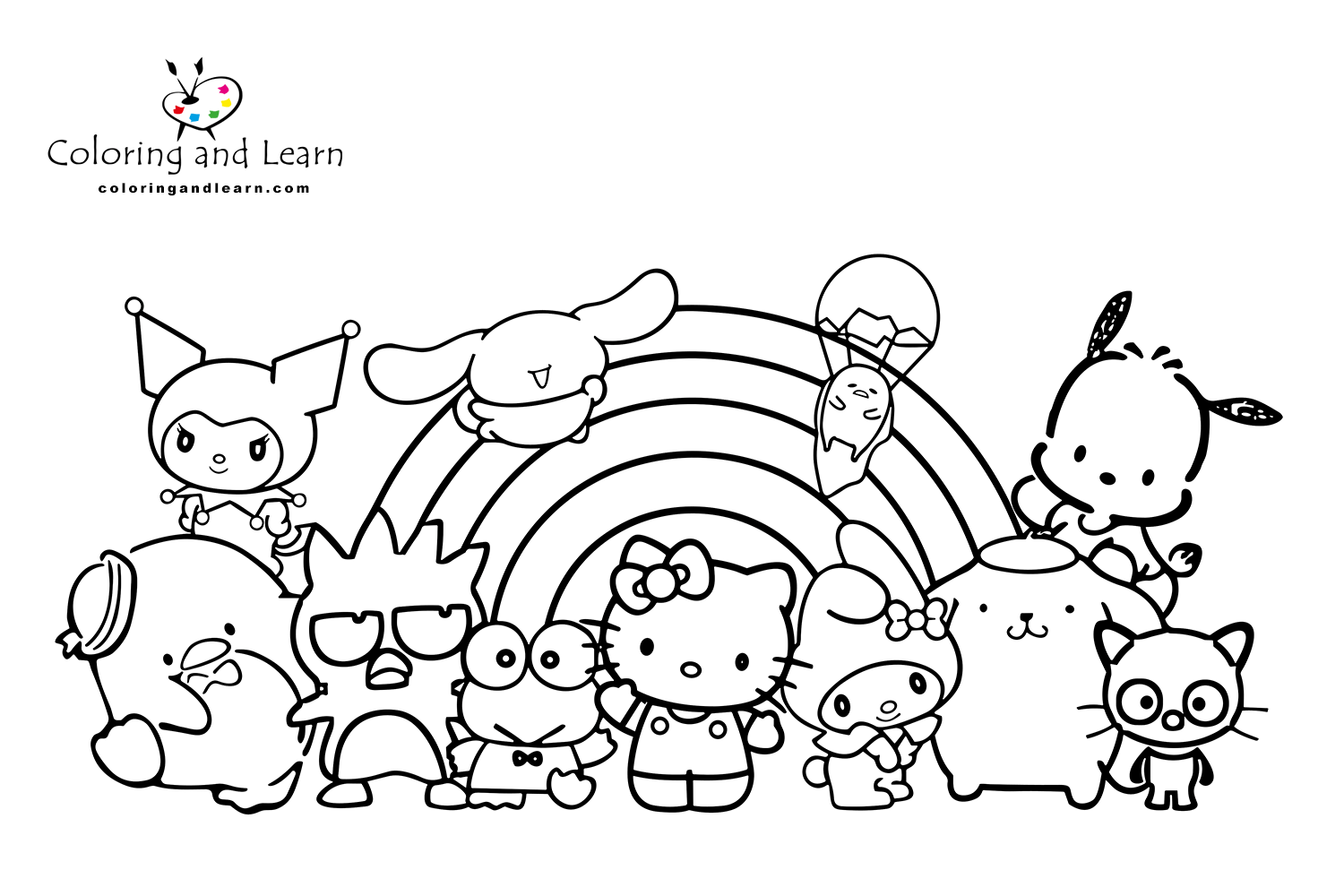 Hello Kitty And Friends Coloring Page Worksheets Library Hello Kitty And Friends Coloring Page Worksheets Library