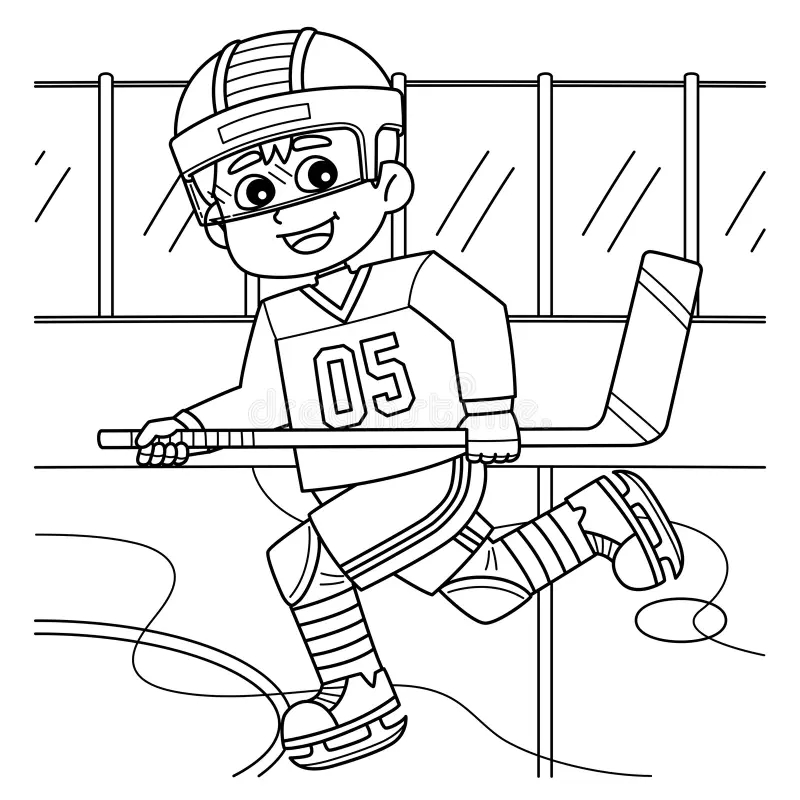 Hockey Player Coloring Page Stock Illustrations 147 Hockey Player Coloring Page Stock Illustrations Vectors U0026 Clipart Dreamstime