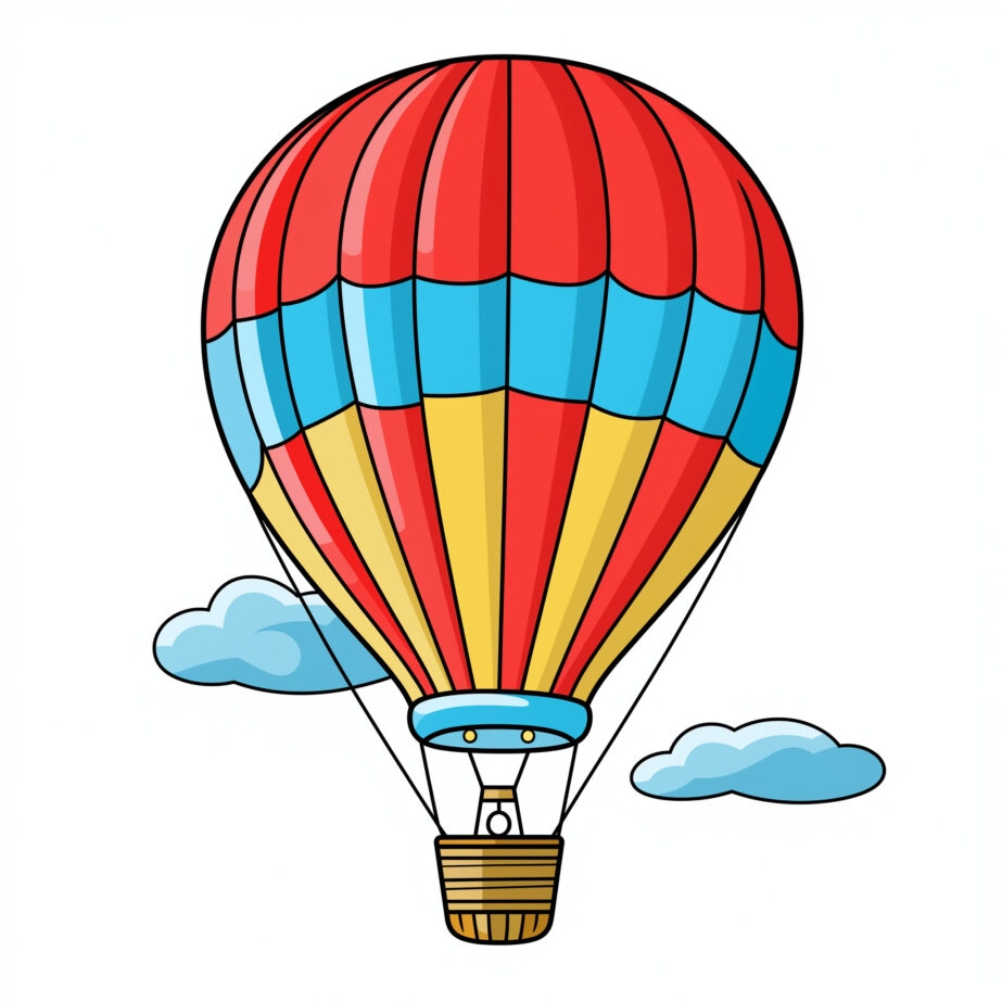 Hot Air Balloon Coloring Page Coloring Pages Mimi Panda Hot Air Balloon Coloring Page Coloring Pages Mimi Panda