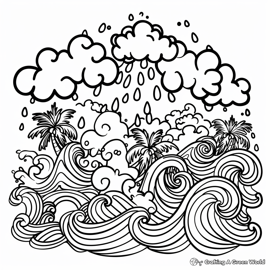 Hurricane Coloring Pages Free Printable 