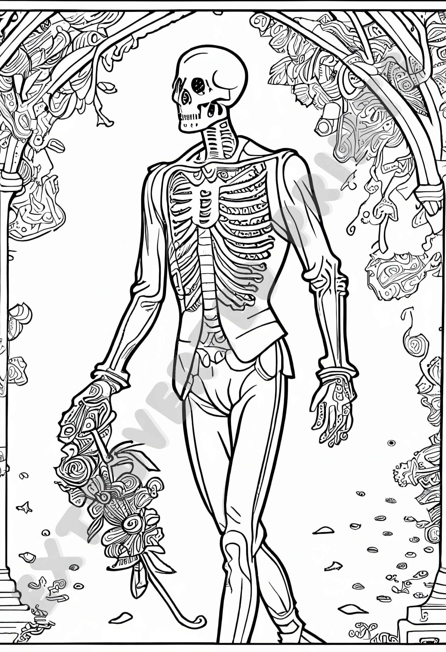 Jack Skellington Coloring Page For Kids And Adults Who Experience ADHD Anxiety Relaxin Meditation Instant Digital Download PDF File Etsy Norway
