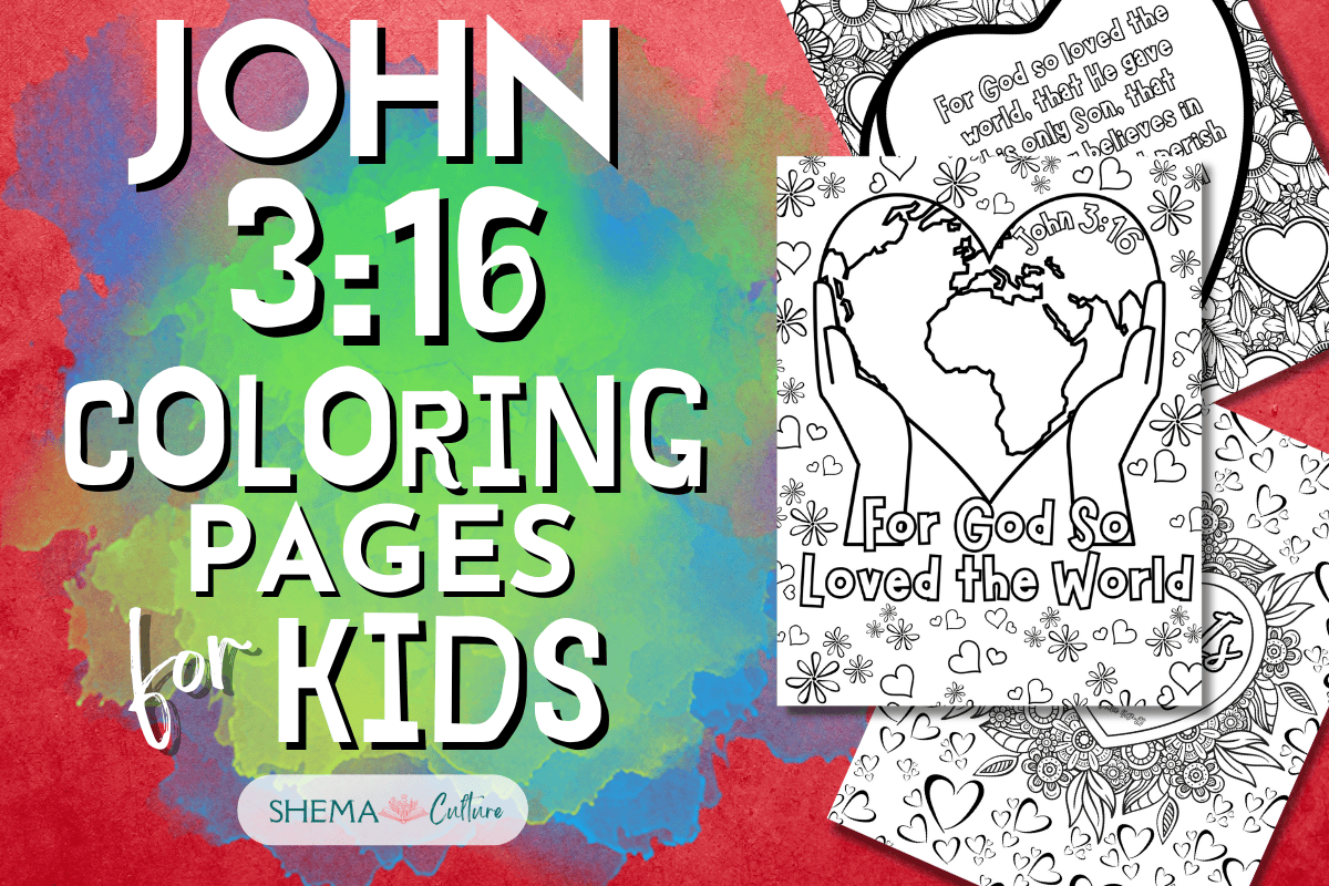 Free Printable God Is Love Coloring Page