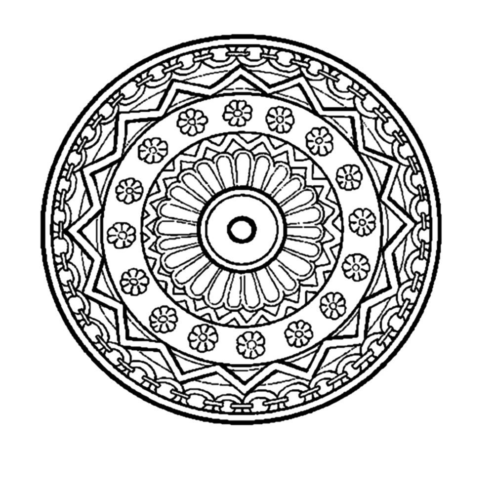  Kaleidoscope Coloring Pages Books 100 FREE And Printable 