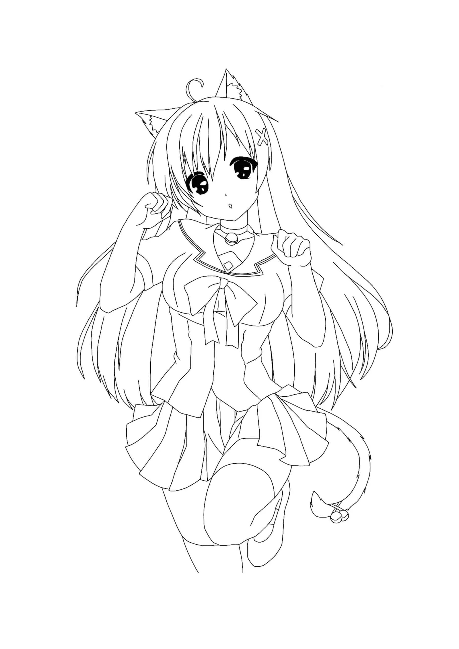 Kawaii Anime Coloring Pages 6 Free Printable Coloring Sheets 2021 Kawaii Anime Coloring Pages 6 Free Printable Coloring Sheets 2021