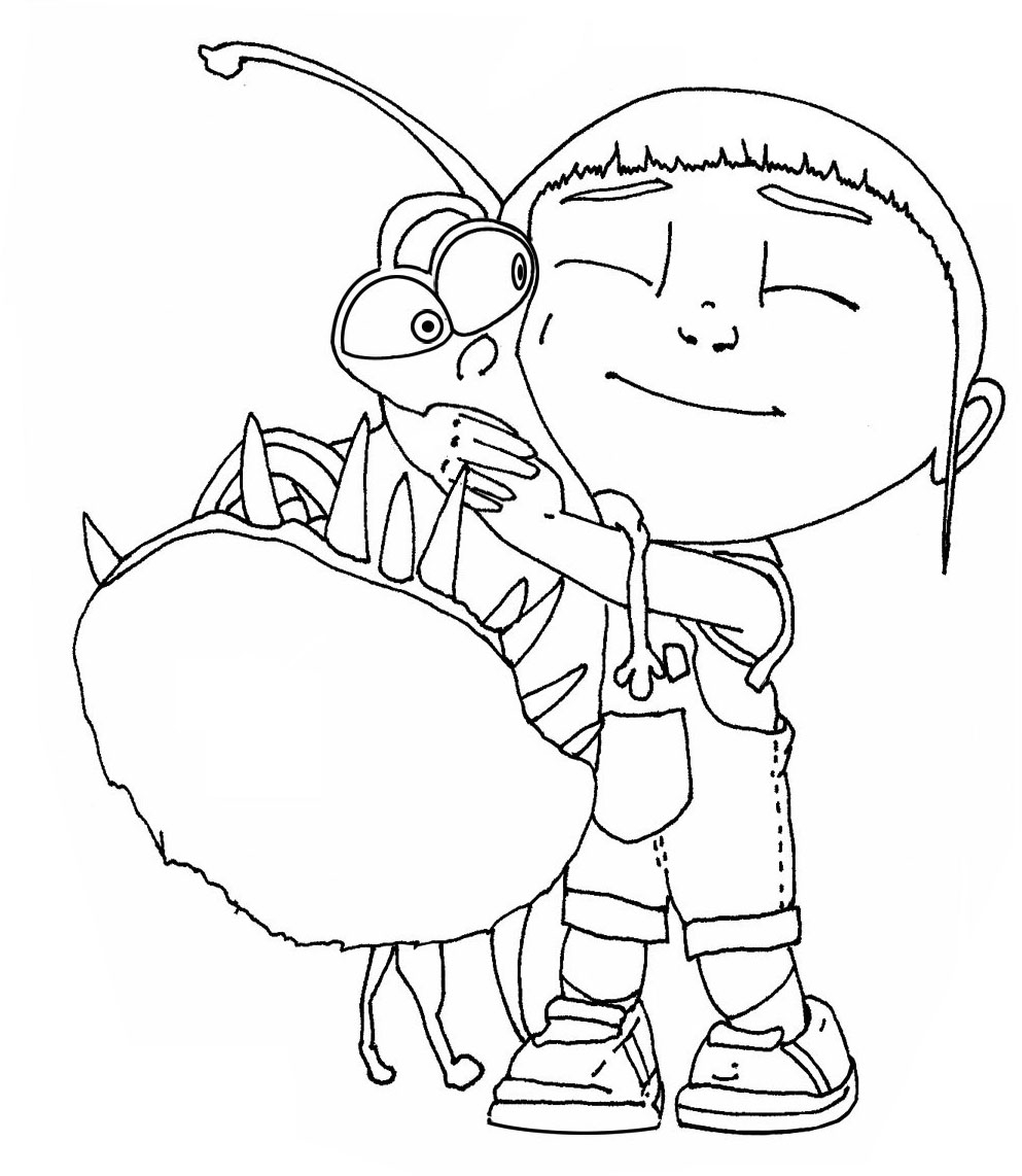 Free Despicable Me Coloring Pages