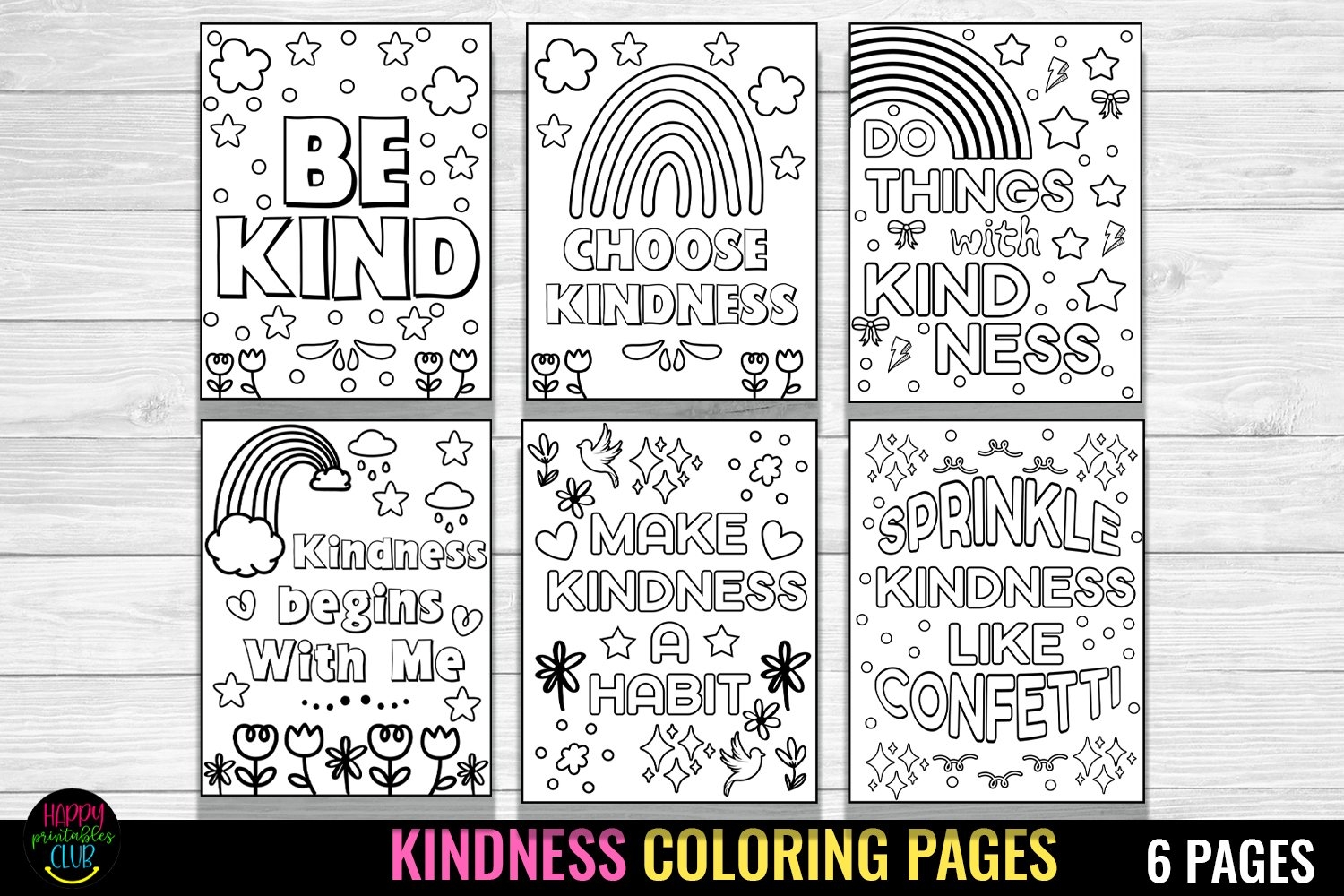 Kindness Coloring Pages I Coloring Pages For Kids I Coloring