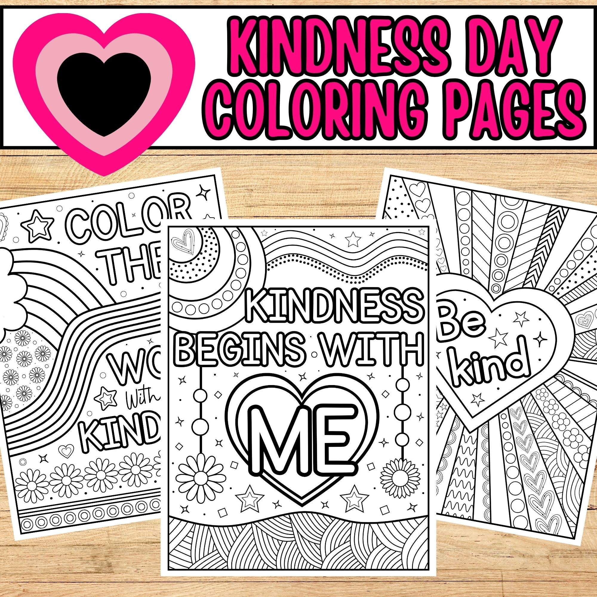 Kindness Coloring Pages Free Kindness Coloring Pages Free