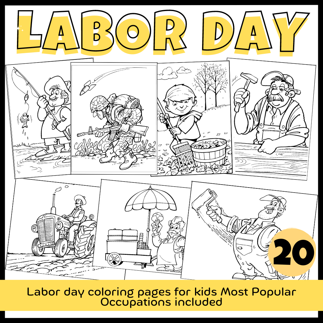 Free Labor Day Coloring Pages