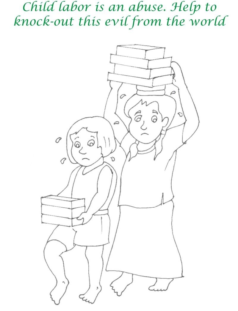 Labor Day Printable Coloring Page For Kids 5