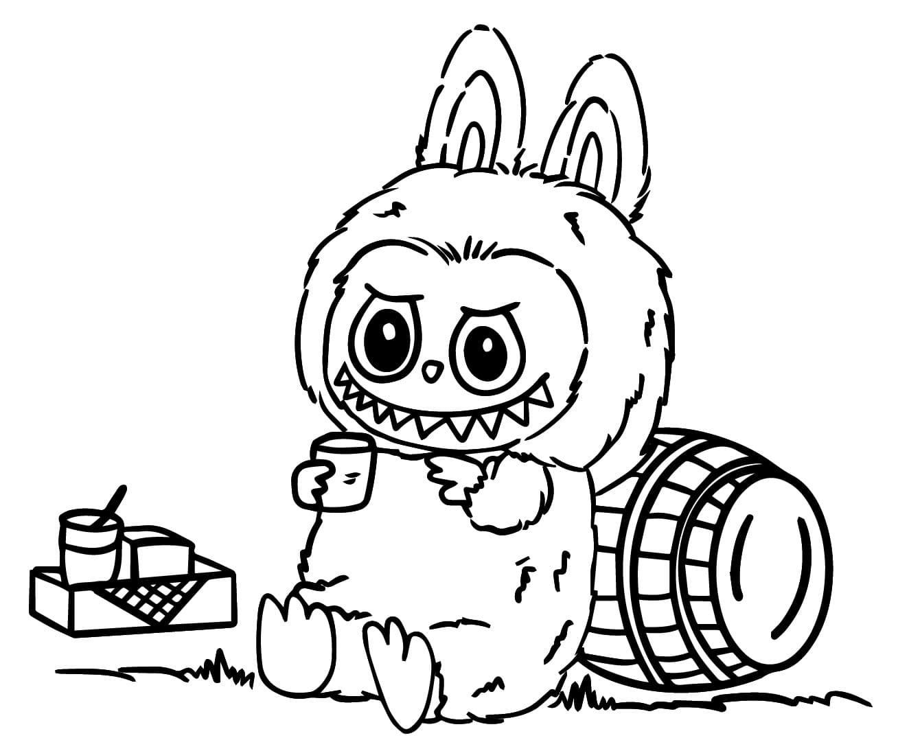 Labubu Free Printable Coloring Page Download Print Or Color Online For Free Labubu Free Printable Coloring Page Download Print Or Color Online For Free