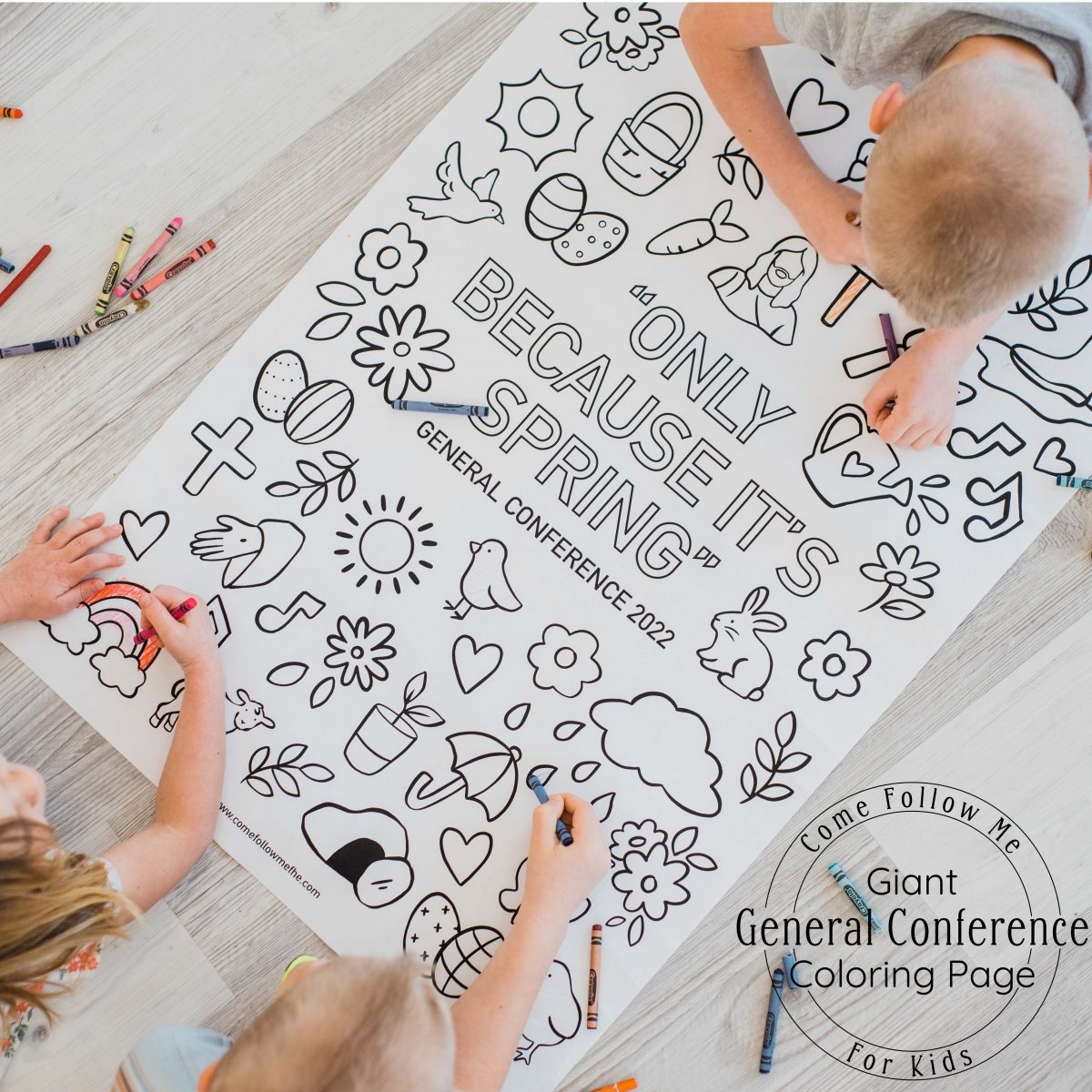 Large General Conference Coloring Sheet April 2022 Come Follow Me FHE Large General Conference Coloring Sheet April 2022 Come Follow Me FHE