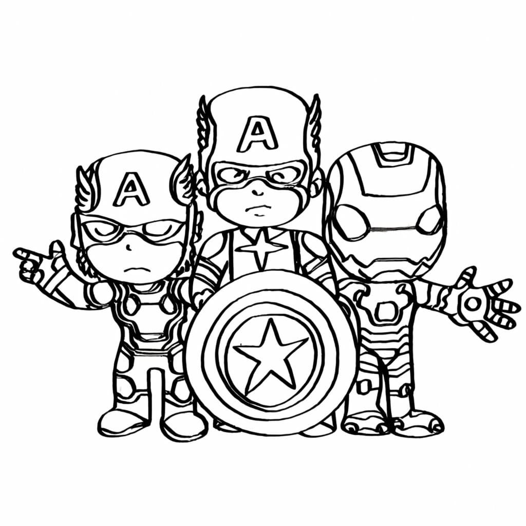 Little Avengers Coloring Page Download Print Or Color Online For Free Little Avengers Coloring Page Download Print Or Color Online For Free