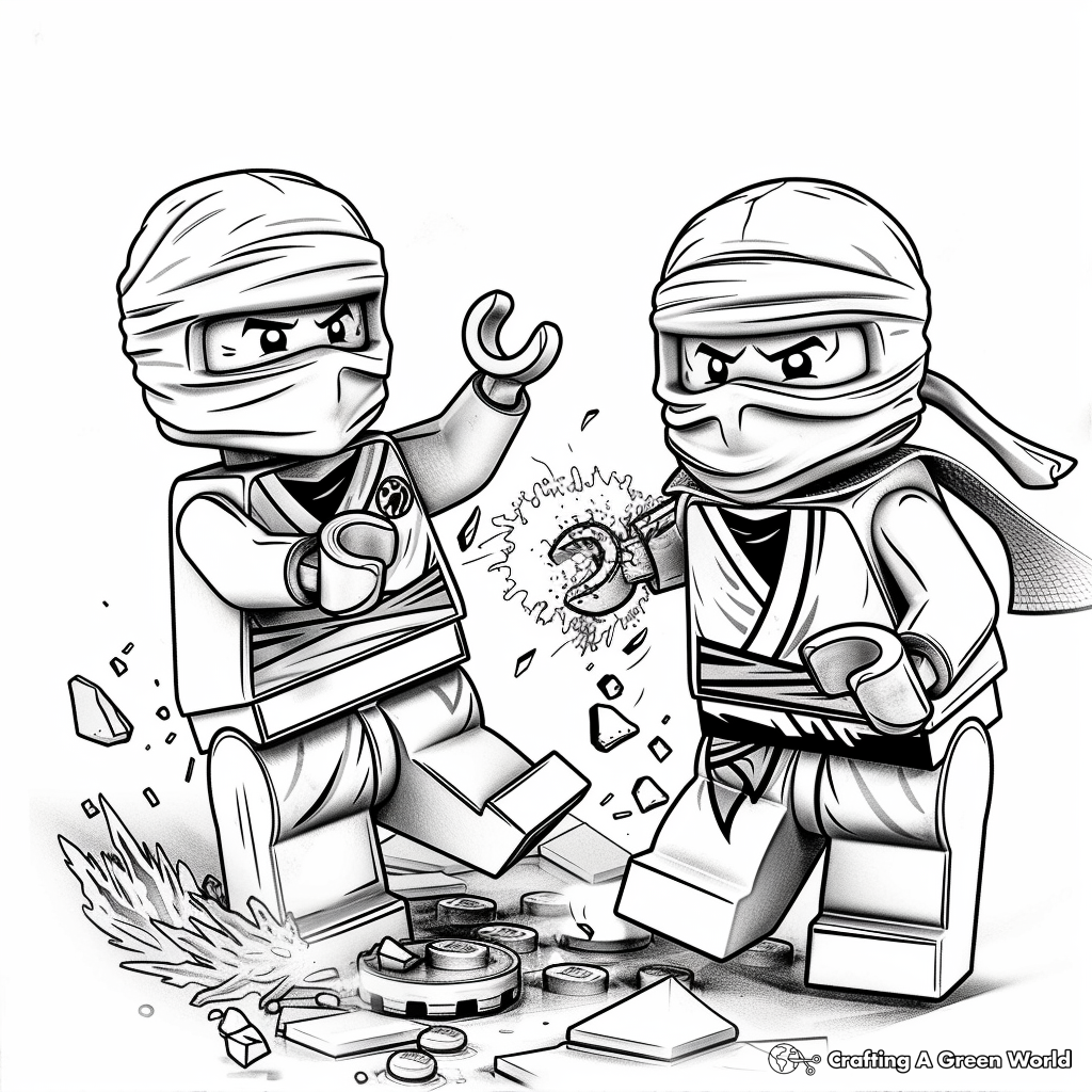 Lloyd Ninjago Coloring Pages Free U0026 Printable 