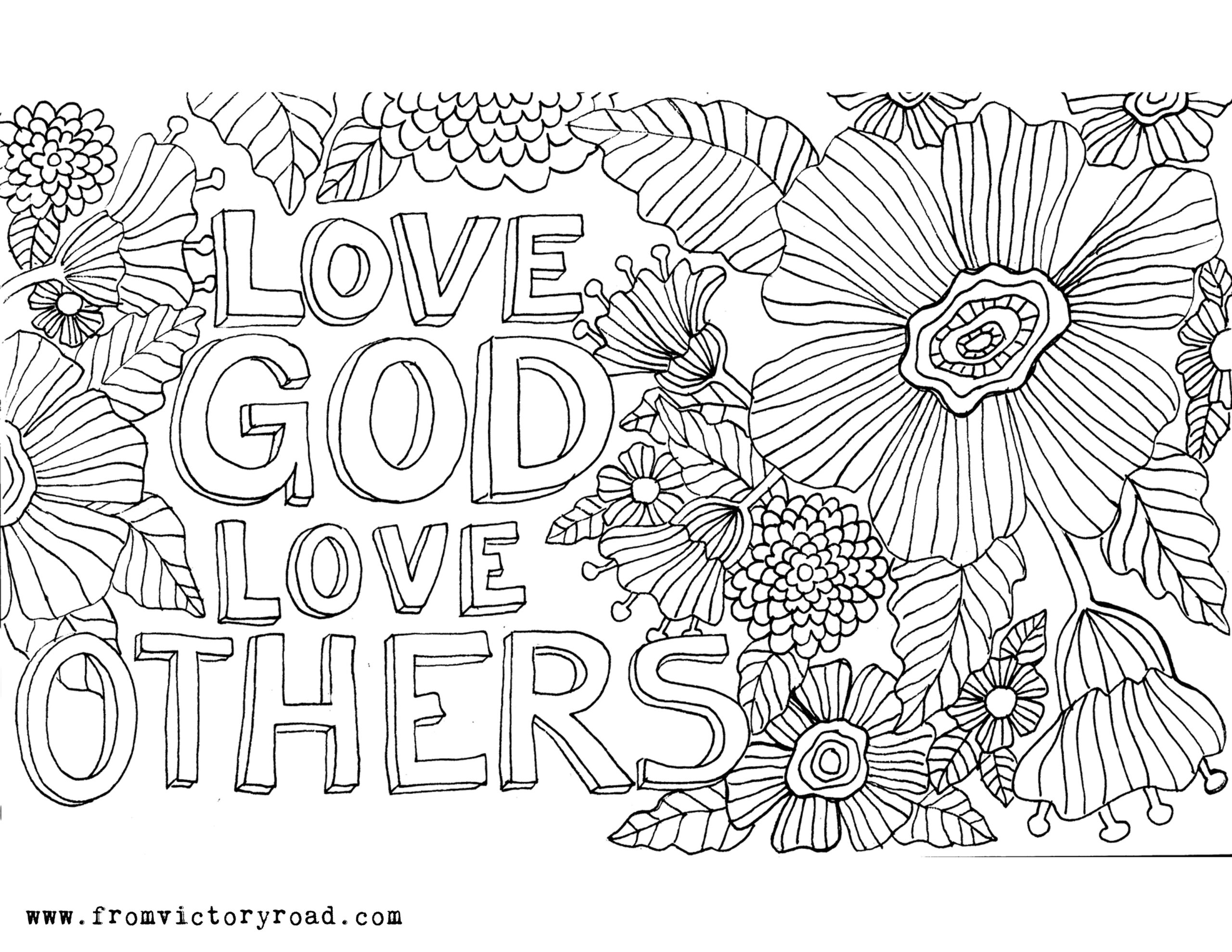 Love God Love Others From Victory Road
