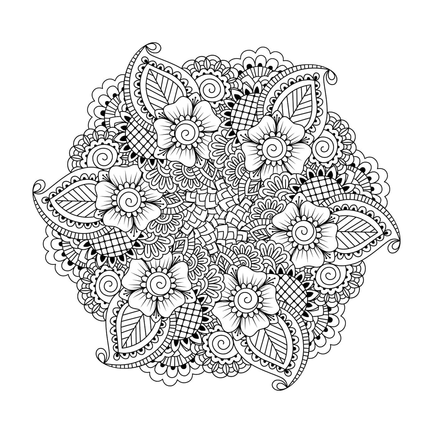 Mandala Adult Coloring Book Large Print Mindfulness Stress Relief And Anxiety Relief Lad Jay Amazon co uk Books Worksheets Library