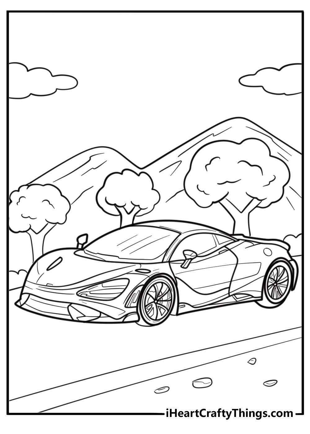 McLaren Coloring Pages 25 Free Printables For Kids