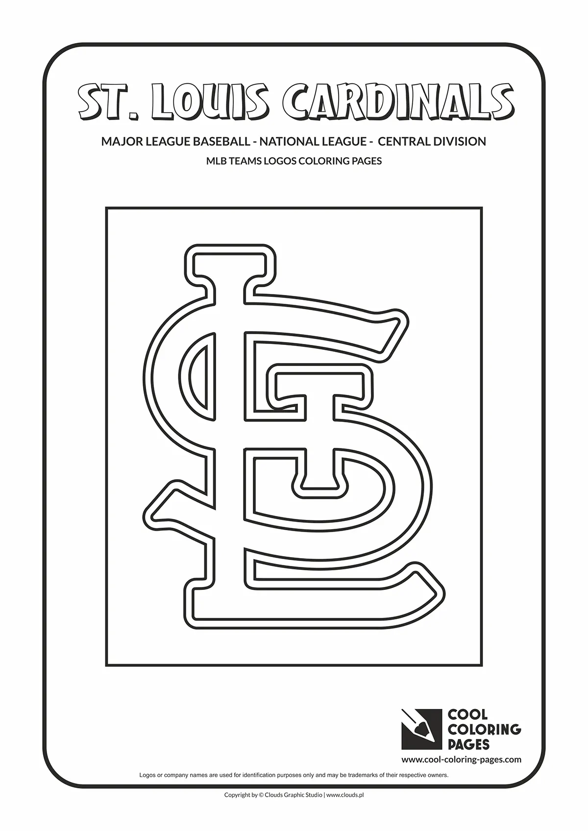 MLB Teams Logos Coloring Pages MLB Teams Logos Coloring Pages