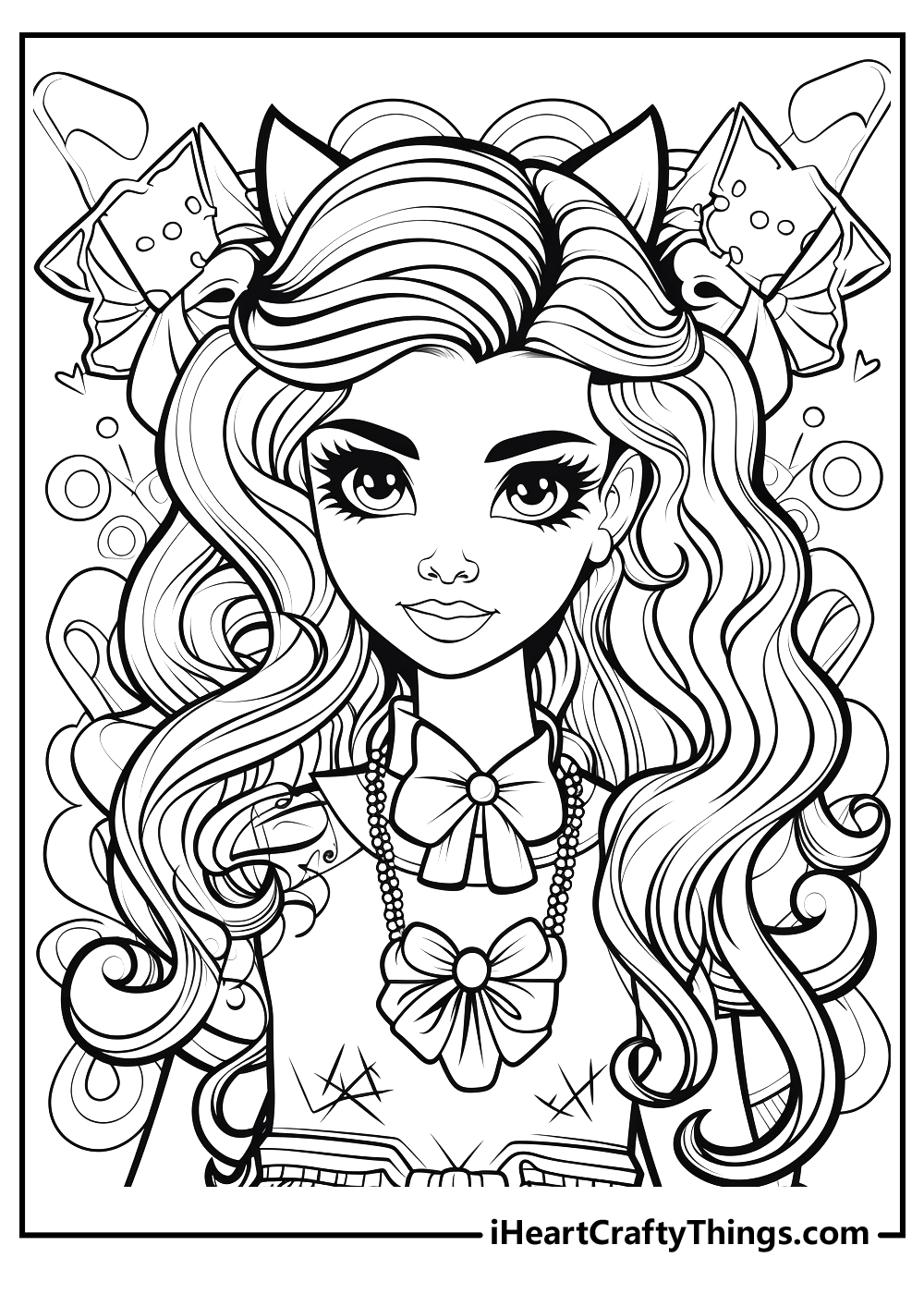 Monster High Coloring Pages Free Printable