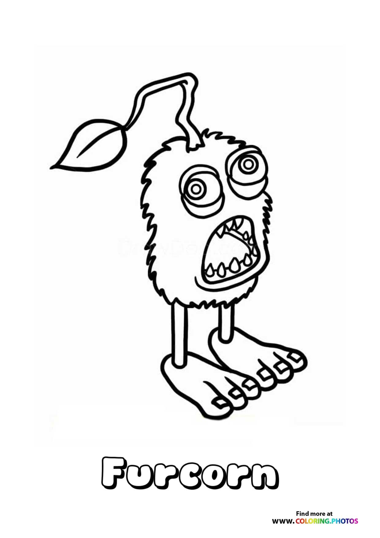 My Singing Monsters Coloring Pages For Kids My Singing Monsters Coloring Pages For Kids