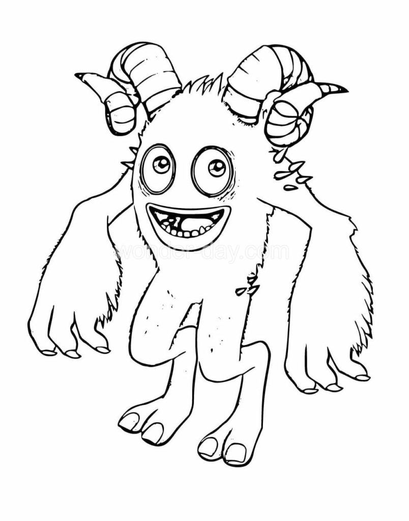 My Singing Monsters Coloring Pages WONDER DAY Coloring Pages For Children And Adults My Singing Monsters Coloring Pages WONDER DAY Coloring Pages For Children And Adults