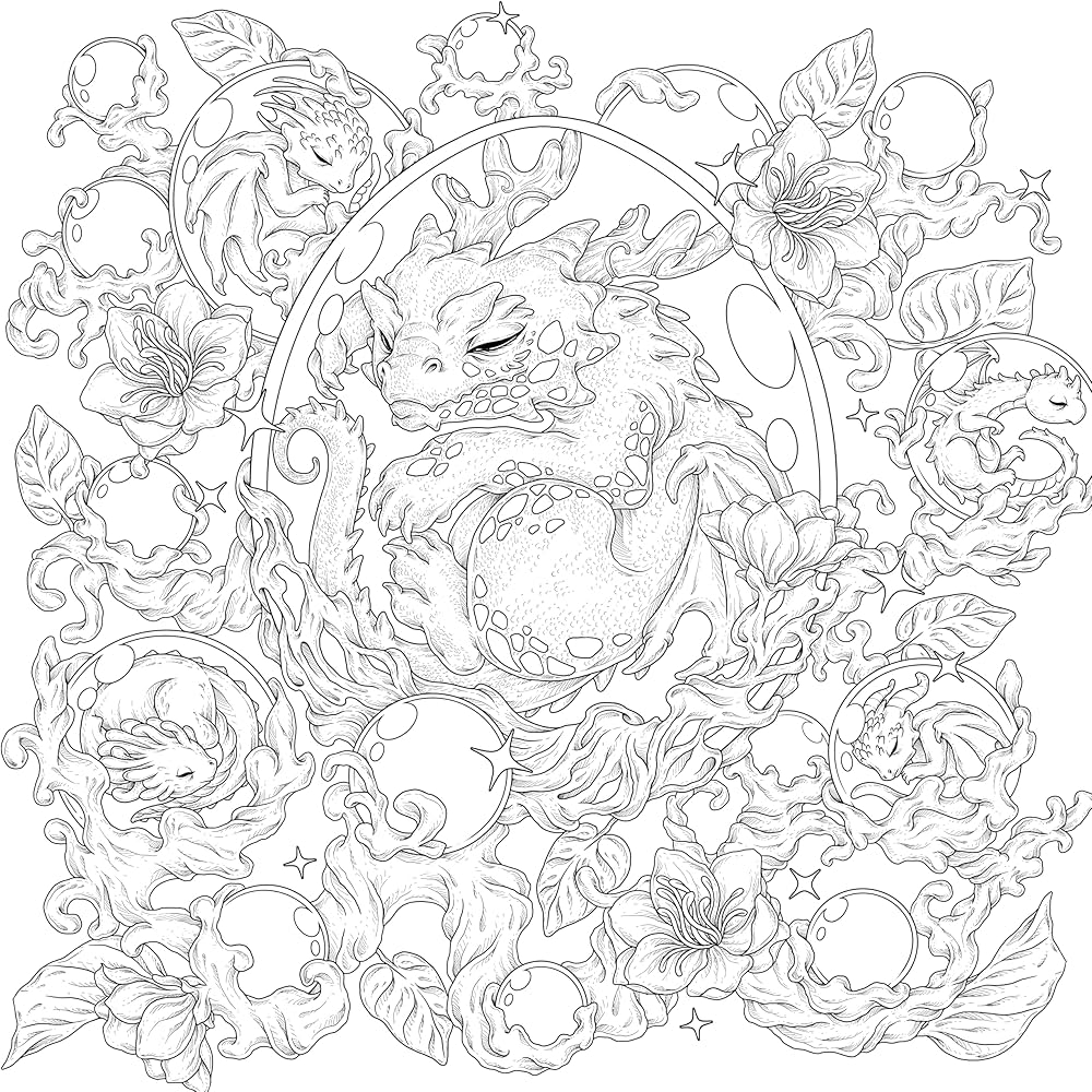 Mythographic Color And Discover Dragonspell An Artist s Coloring Book Of Magical Realms And Epic Quests Catimbang Joseph Amazon de B cher