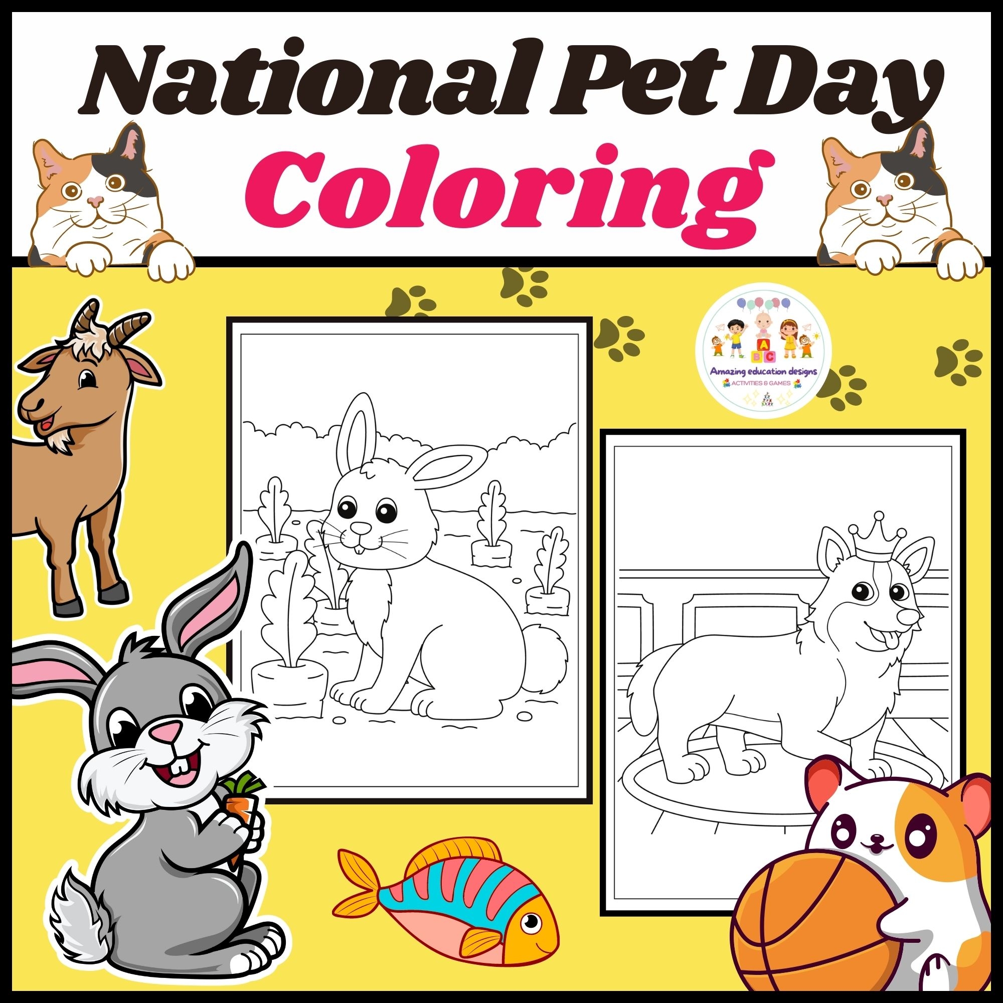 Free Pet Coloring Pages