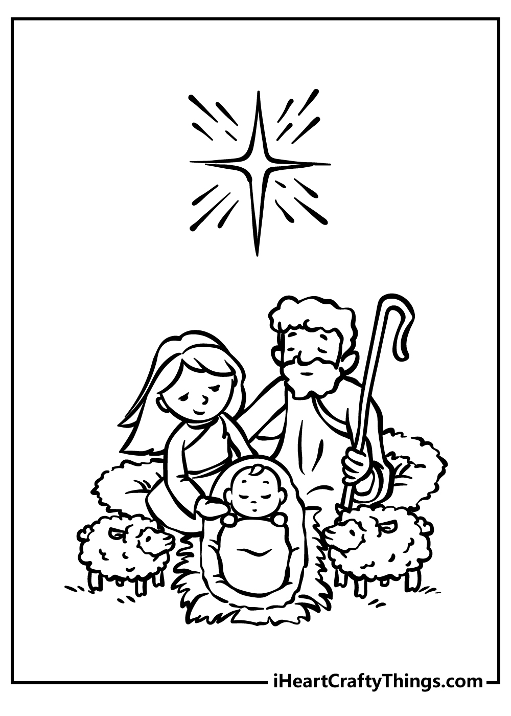 nativity coloring pages 100 free printables