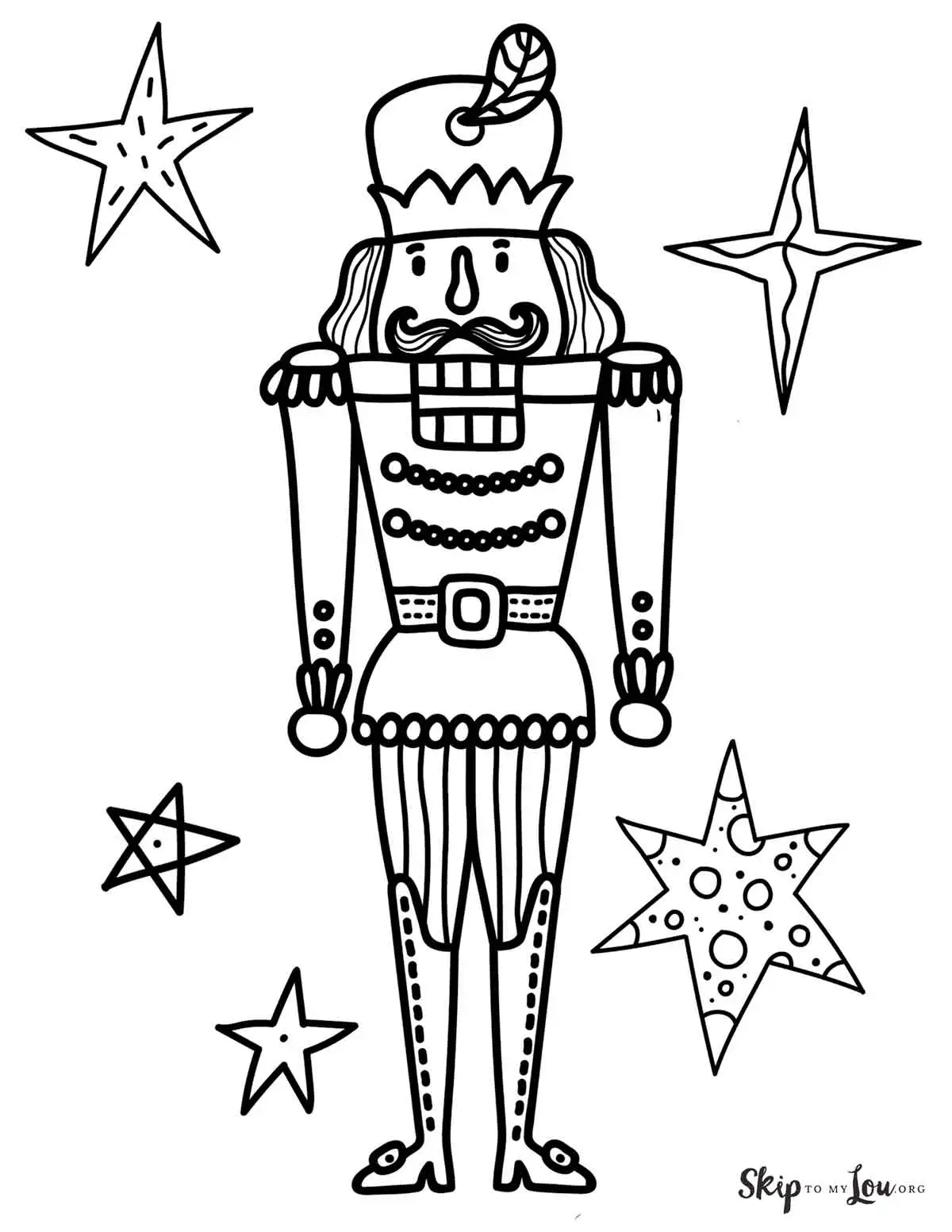 Nutcracker Coloring Page Printable Nutcracker Coloring Page Printable
