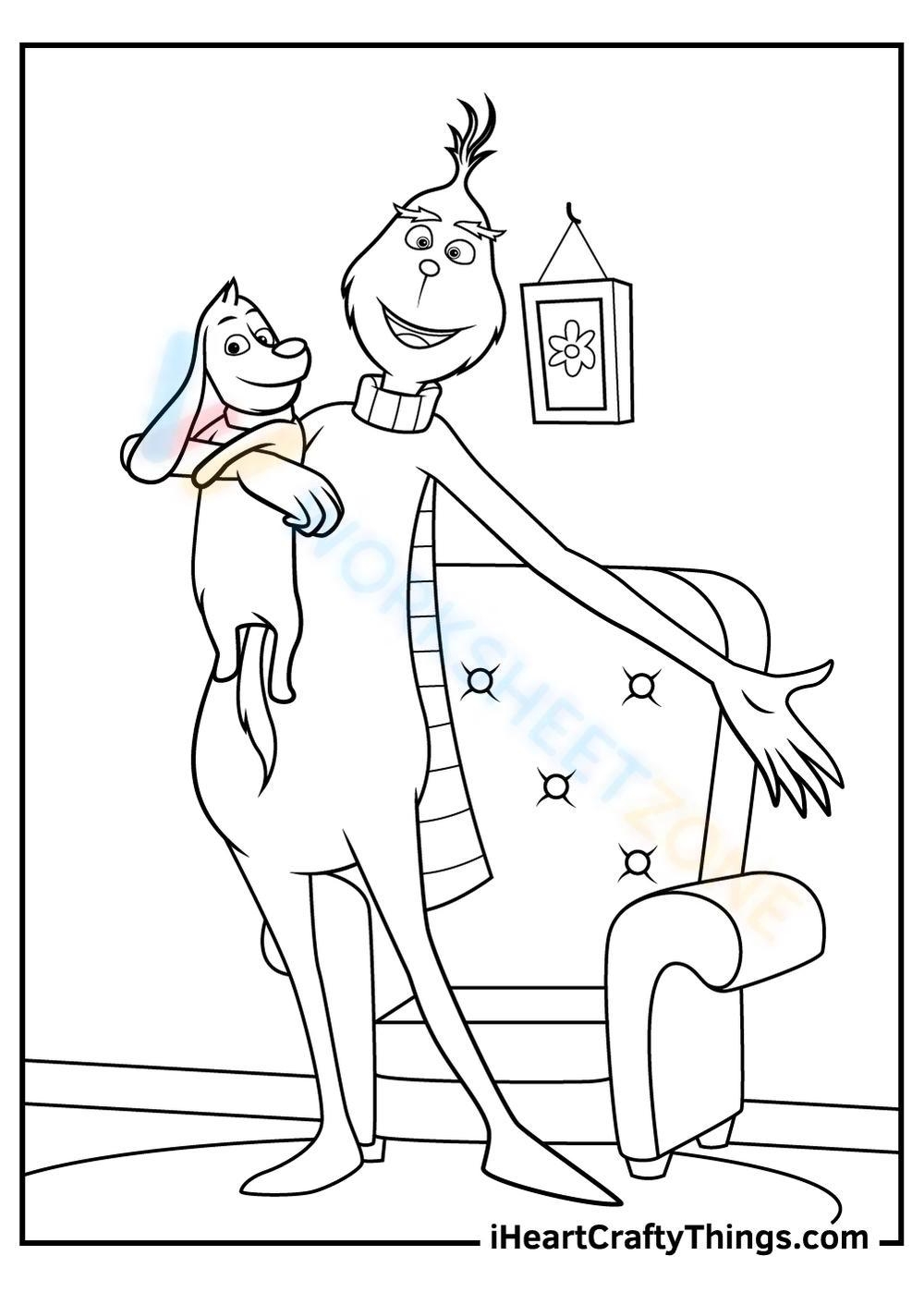 The Grinch Free Coloring Pages