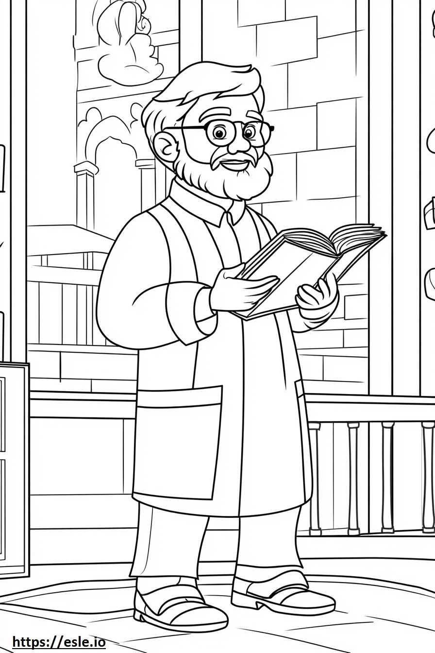 Pastor Appreciation Coloring Page