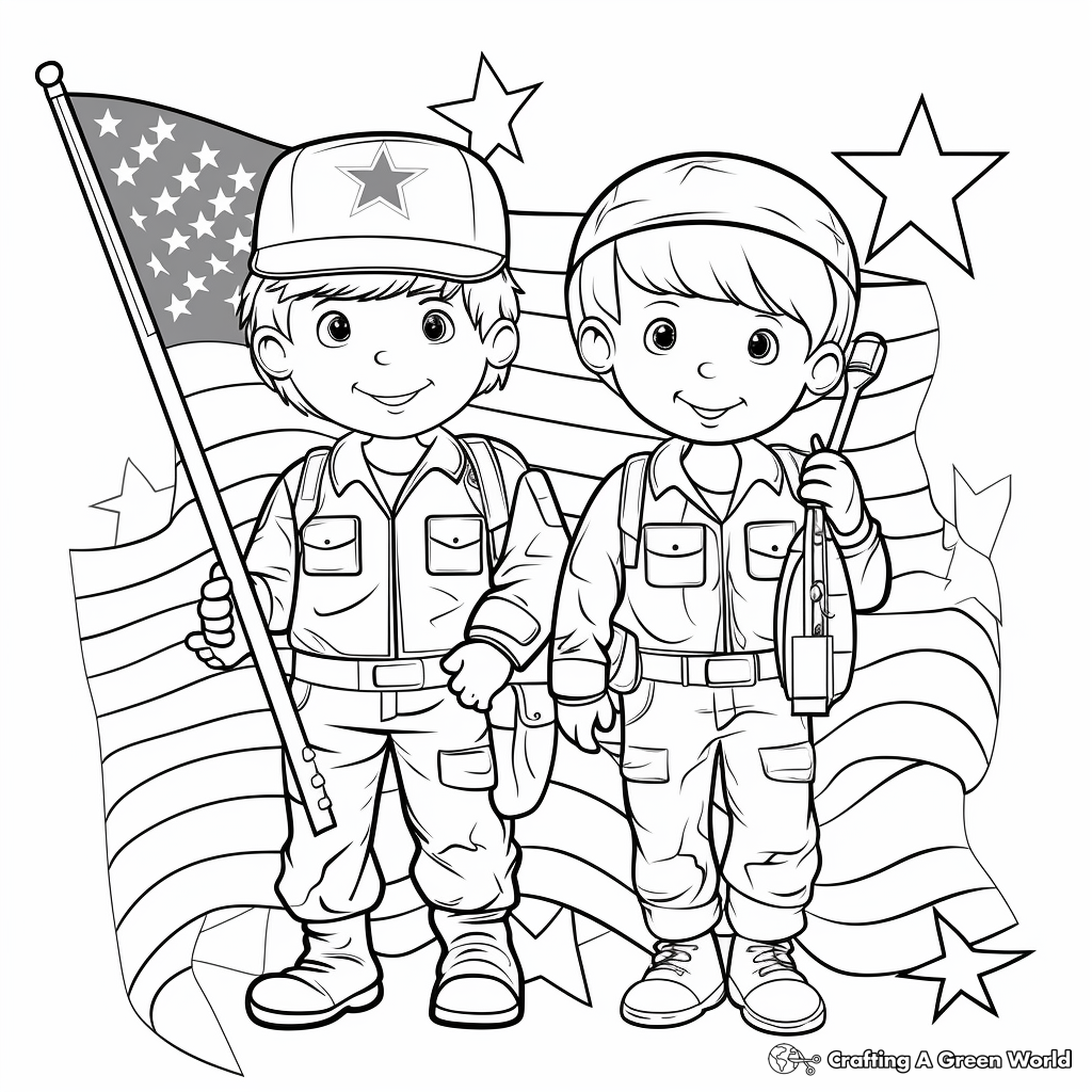 Patriotic Coloring Pages Free U0026 Printable 