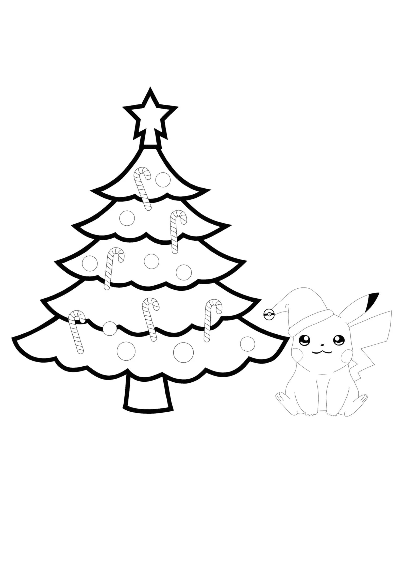 Pokemon Christmas Coloring Pages Printable