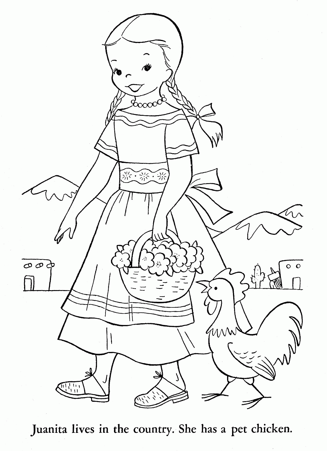 Free Printable Pioneer Coloring Pages