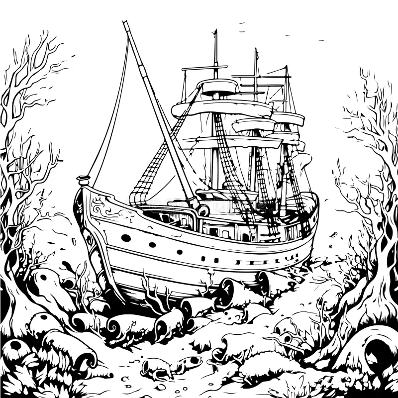 Pirates Coloring Pages Stock Illustrations 29 Pirates Coloring Pages Stock Illustrations Vectors Clipart Dreamstime