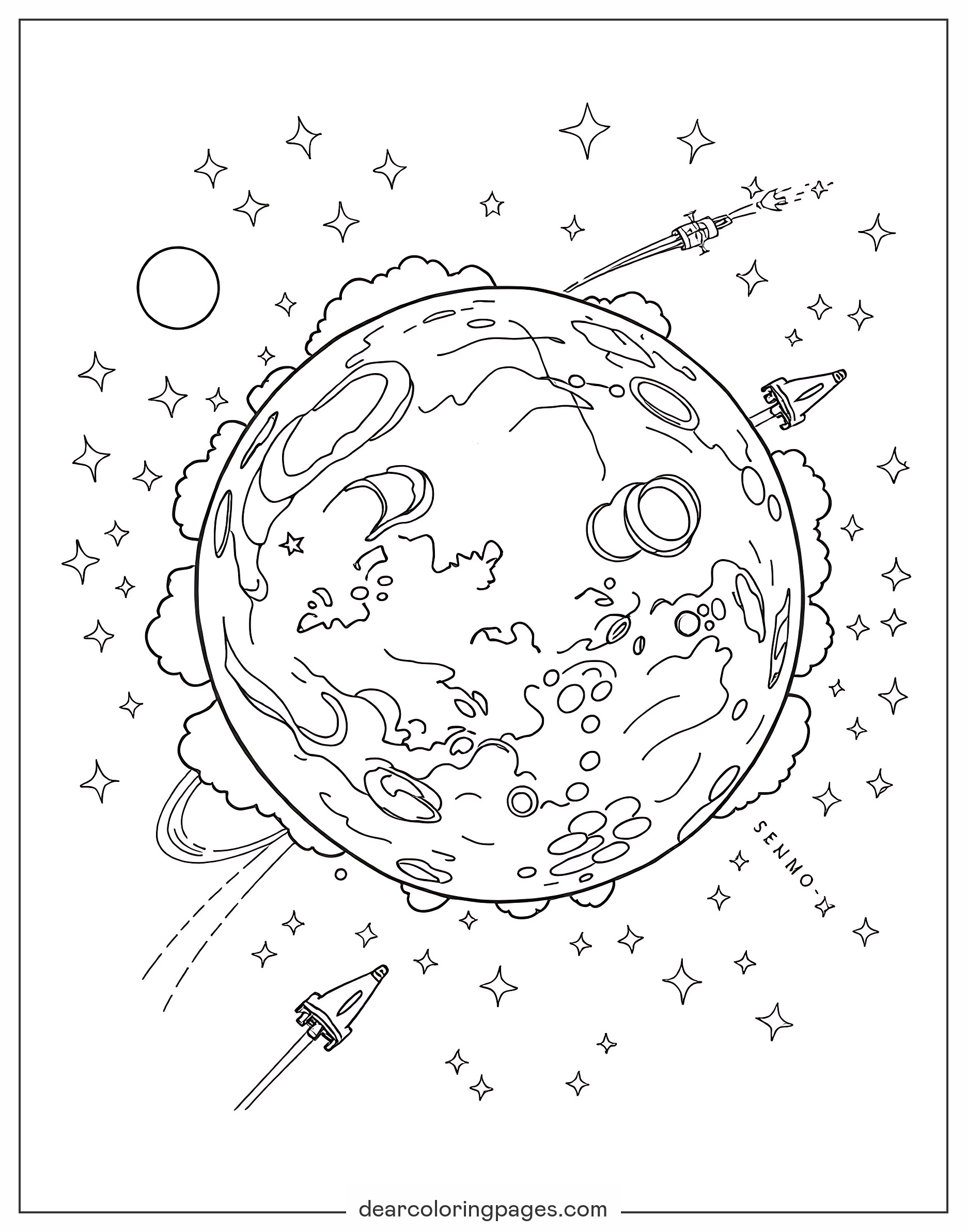 Planet Coloring Pages 20 Free Printable Coloring Pages