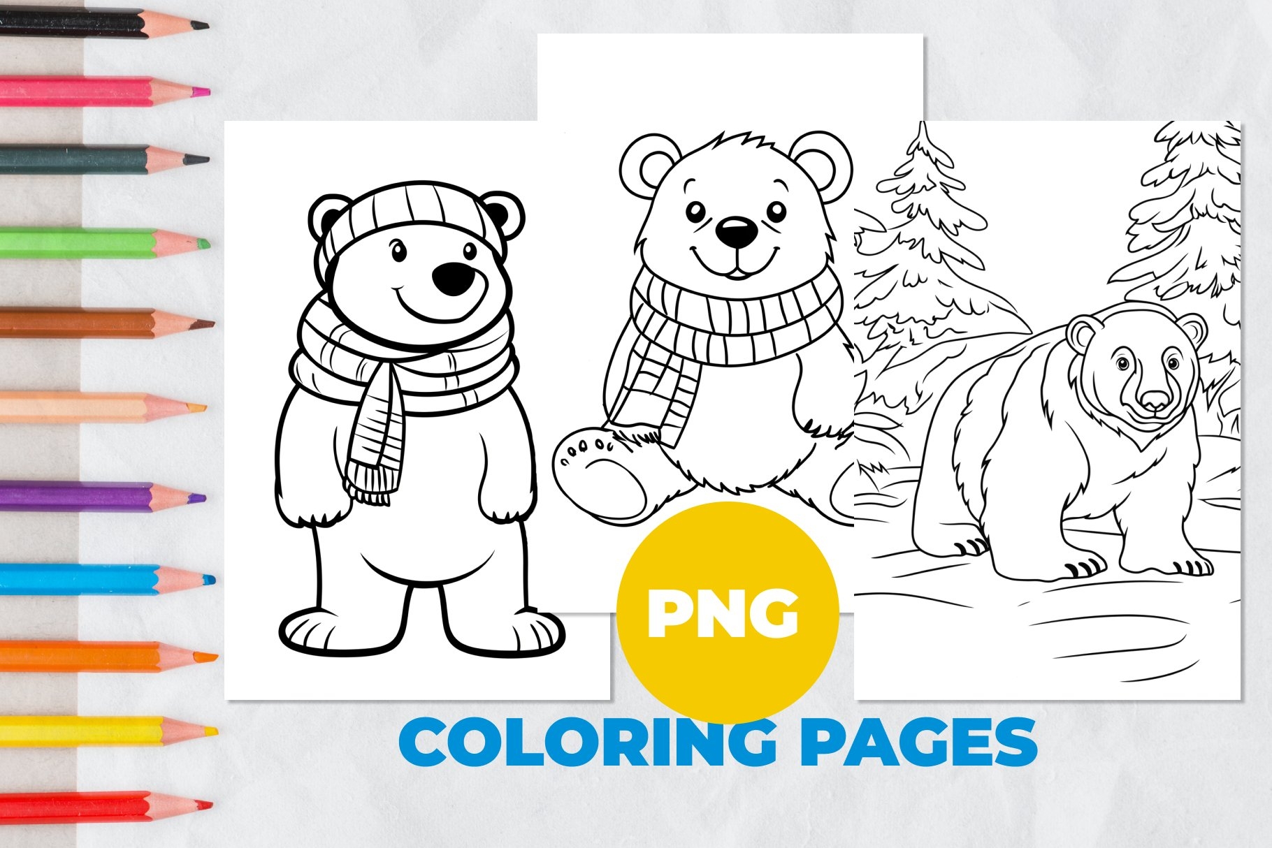 Polar Bear Coloring Pages Coloring Book
