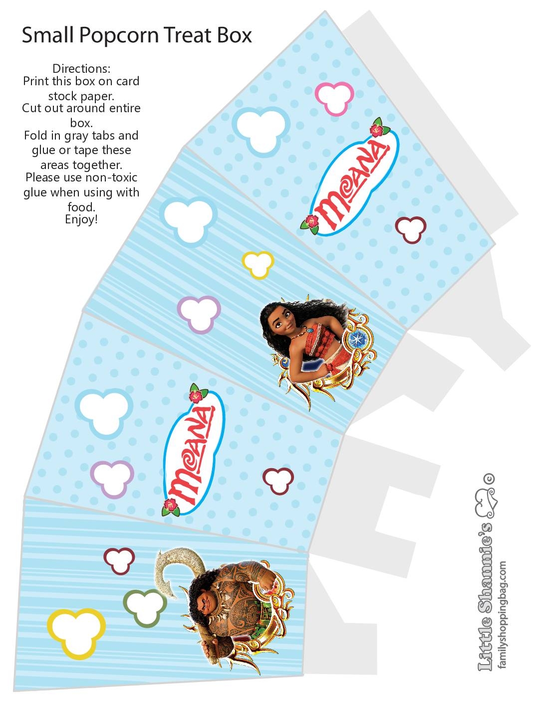 Printable Popcorn Box Coloring Page