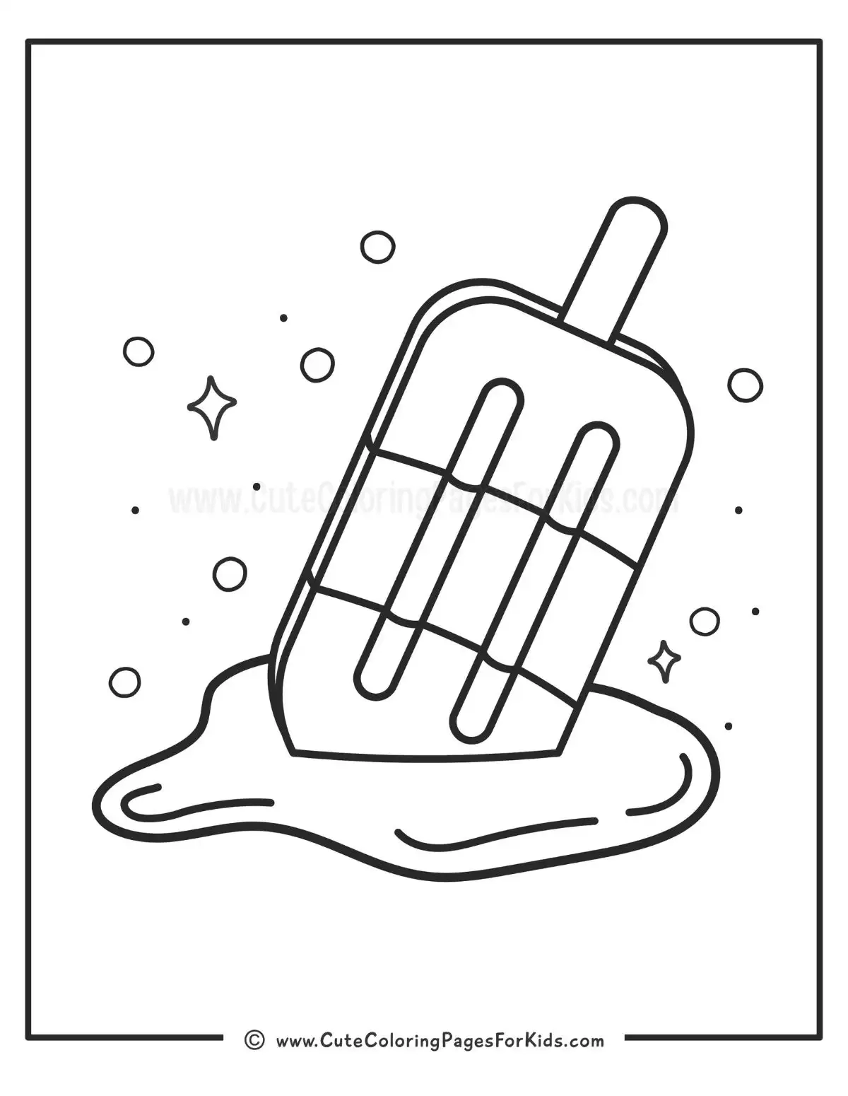 Popsicle Coloring Pages Free Printable PDFs Cute Coloring Pages For Kids